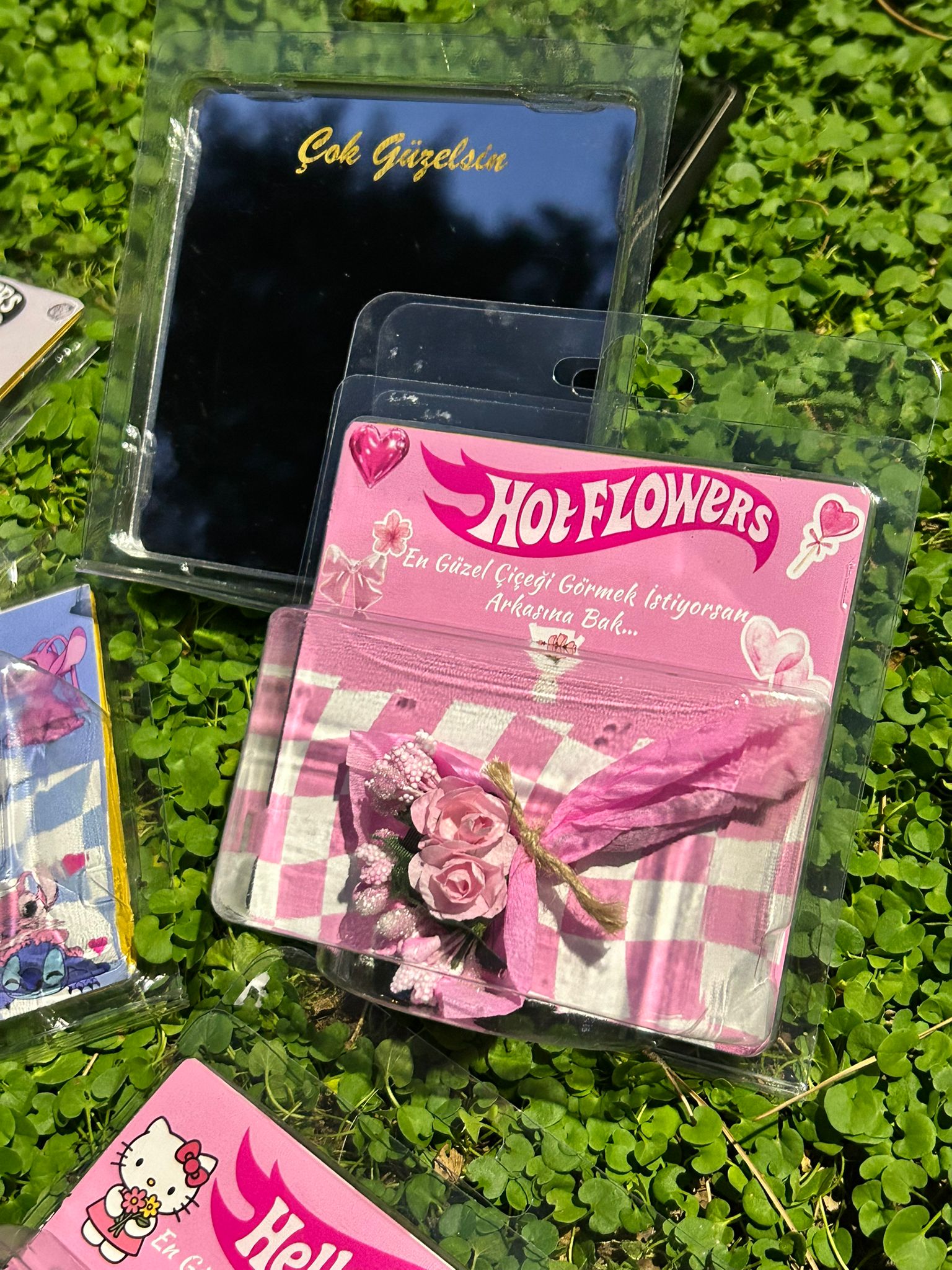 Mini Buket Love Flowers Öğretmenler Günü Temalı Pembe Çiçek, Öğretmenler Günü Hediyesi, Hot