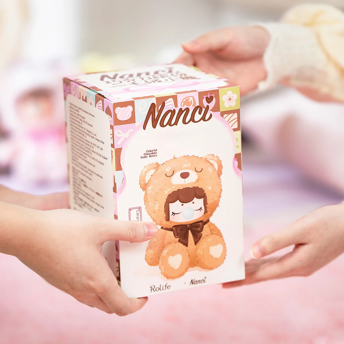 Rolife Nanci Sürpriz Peluş Ayıcık Blind Box – Renkli Koleksiyon Bebek