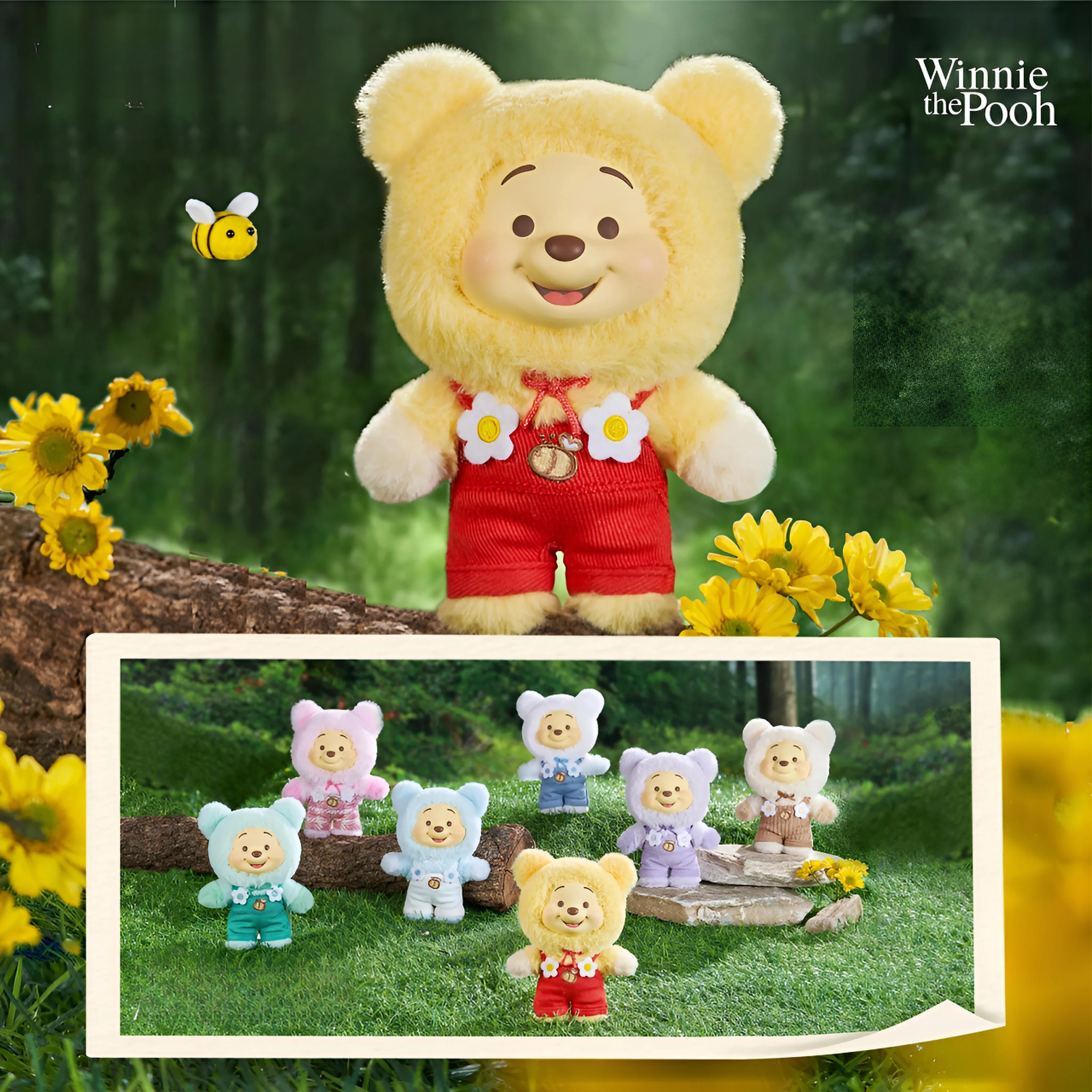 Winnie the Pooh Şeker Serisi Sürpriz Peluş (Blind Box)
