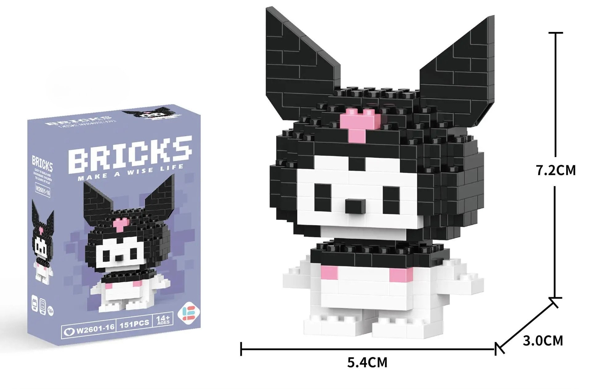 Kuromi Mini Bricks