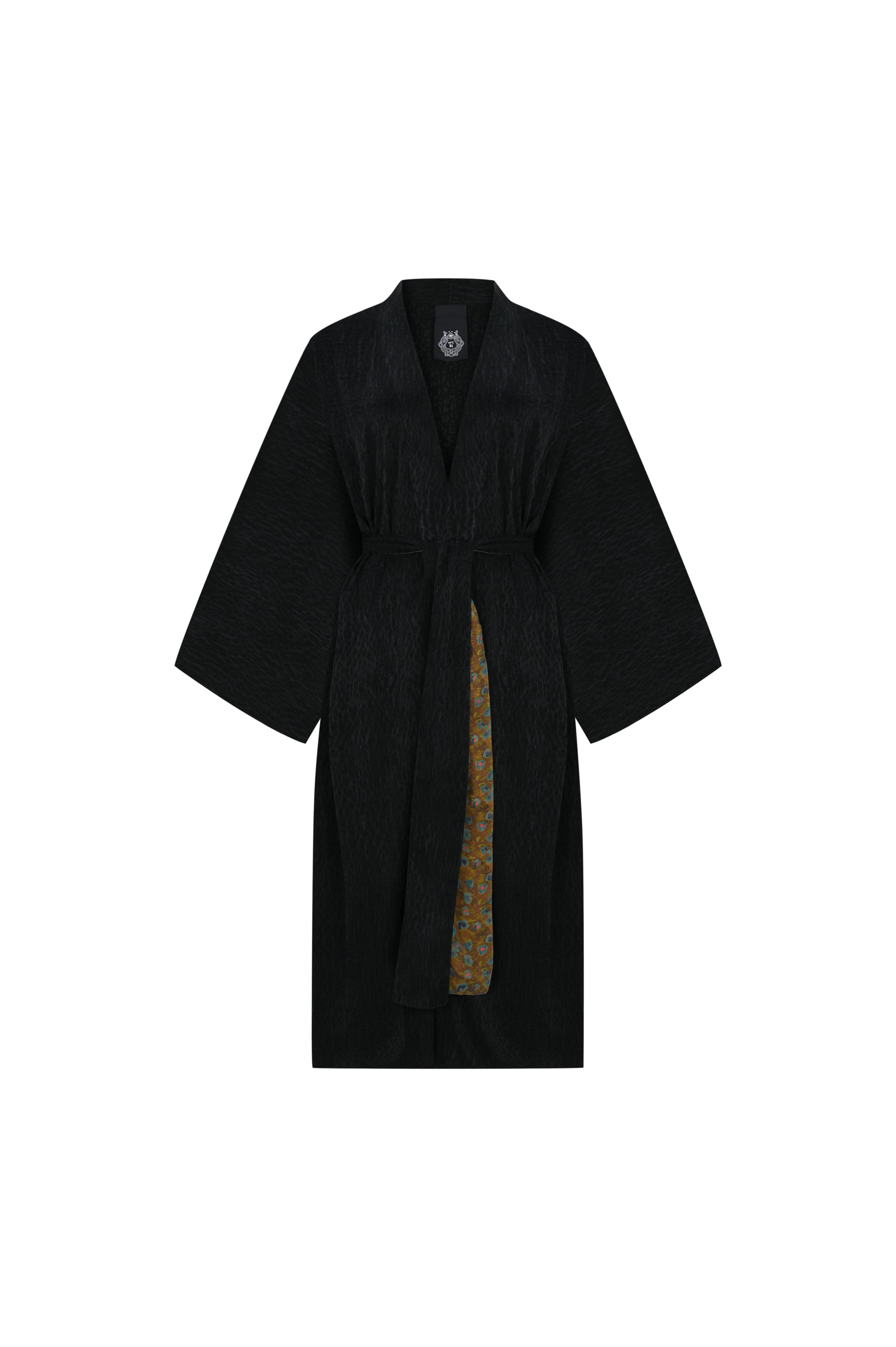 Silent Strength Kimono in Vegan Cupro