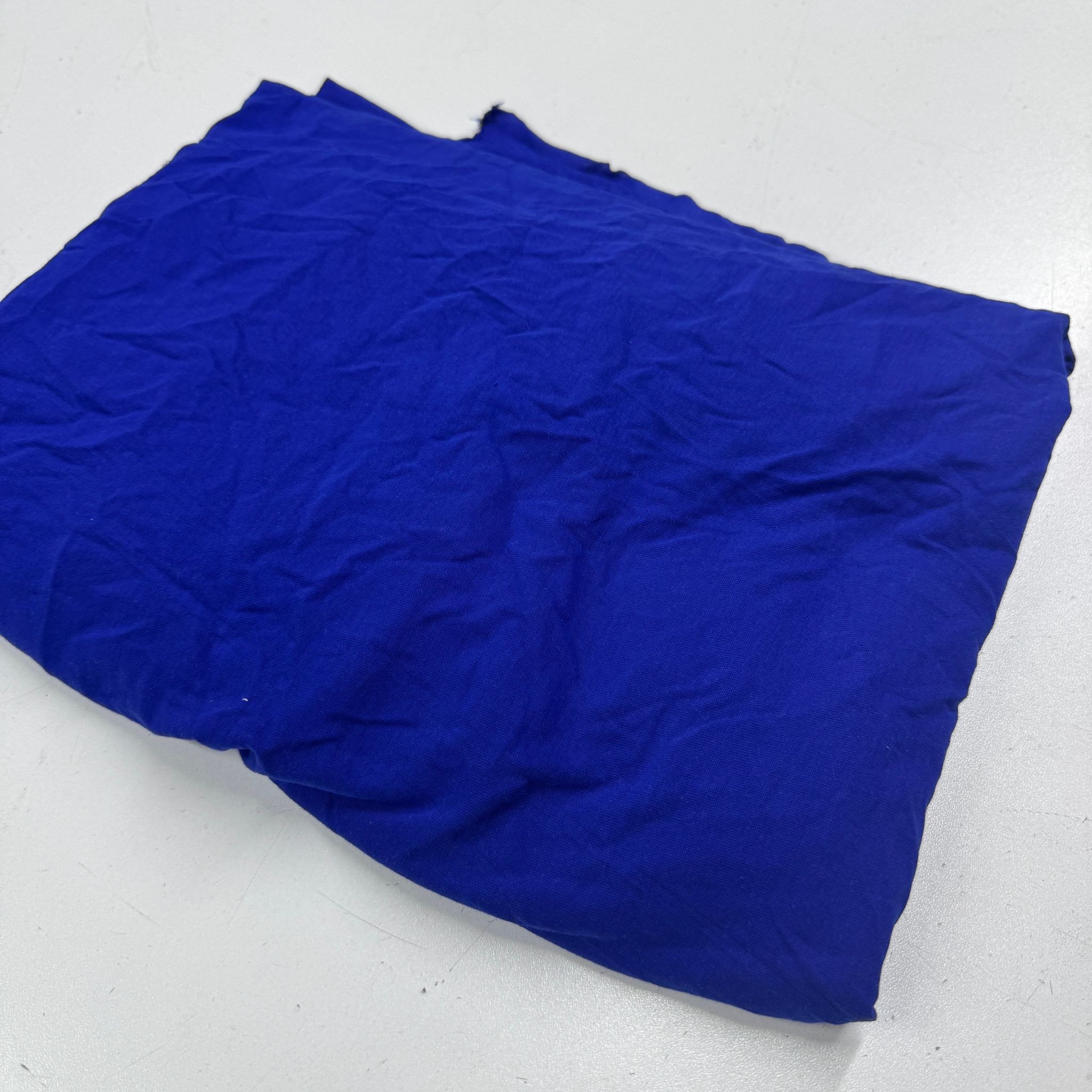 Saks Mavi Pamuklu İnce Penye Kumaş 300 gr