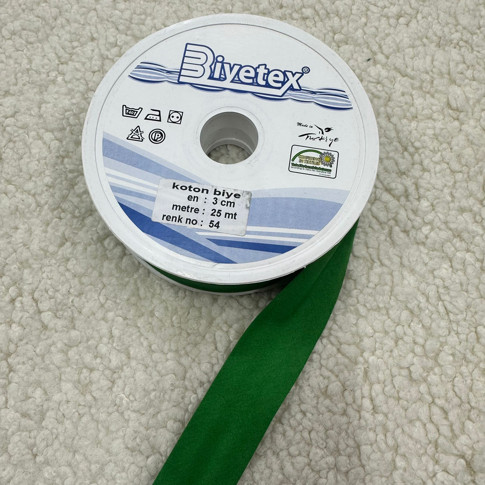 Renk No 54 Biyetex Koton Biye 3 Cm