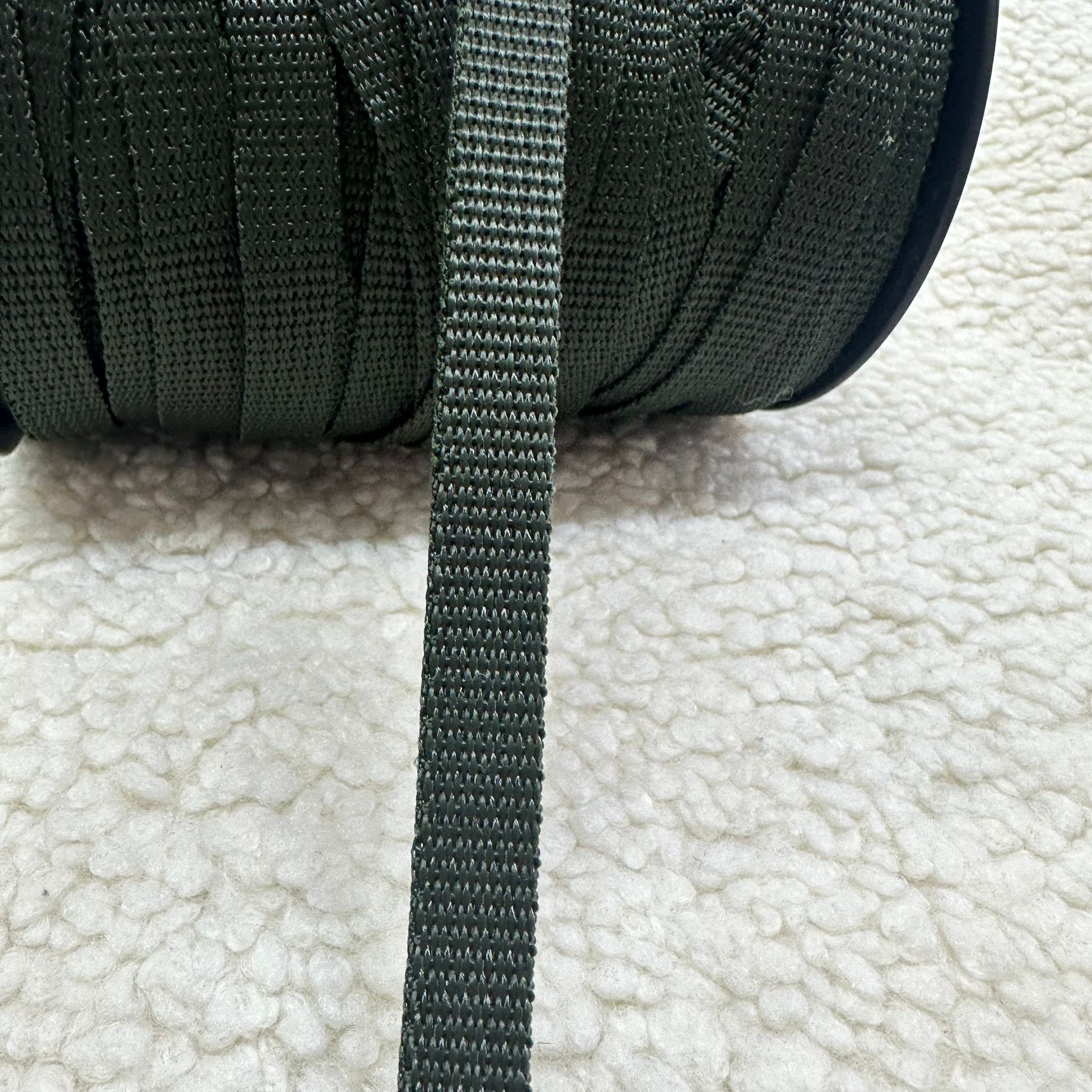 Haki 1 Cm Polyester Kolon Top