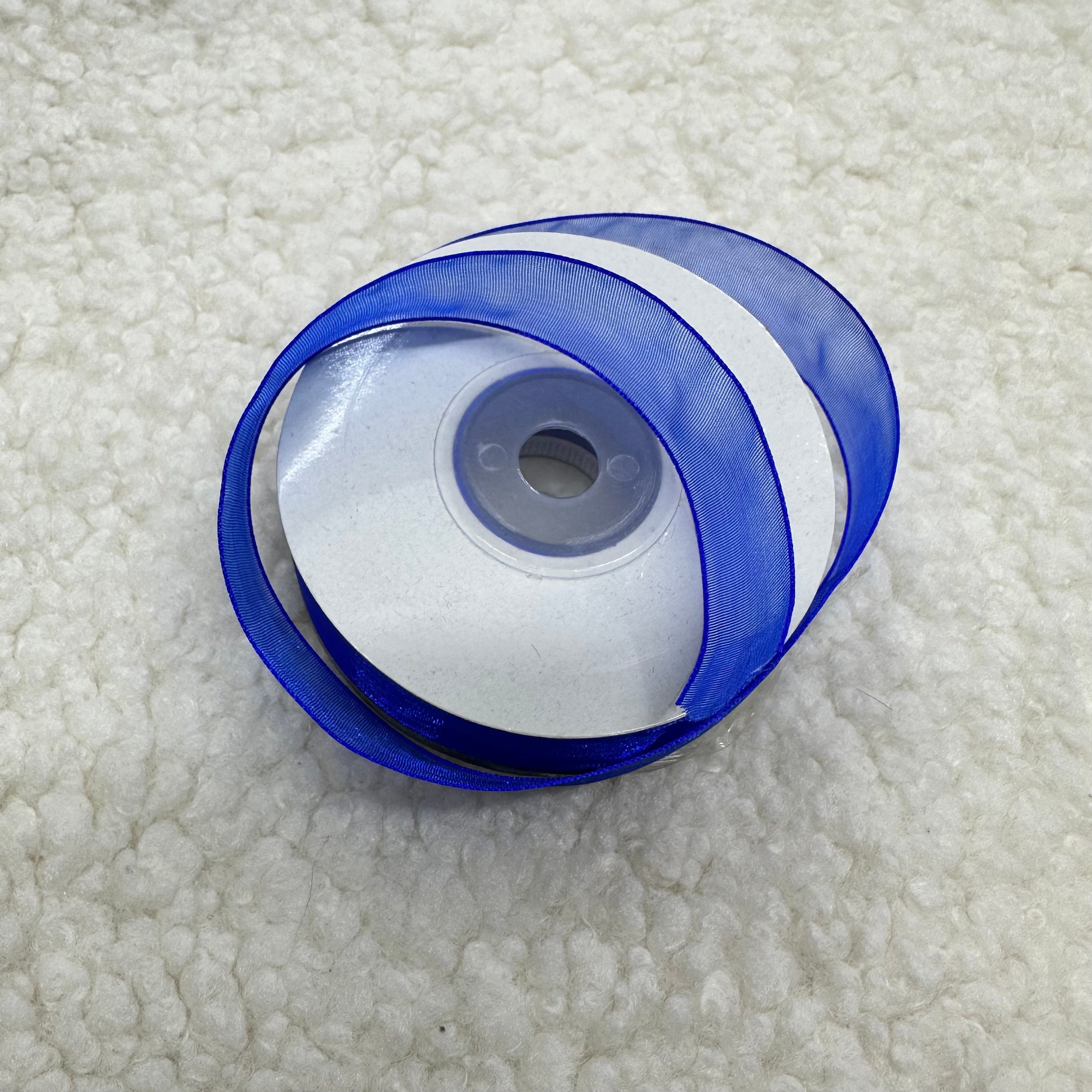 Saks Mavi Organze Kurdele 2 Cm