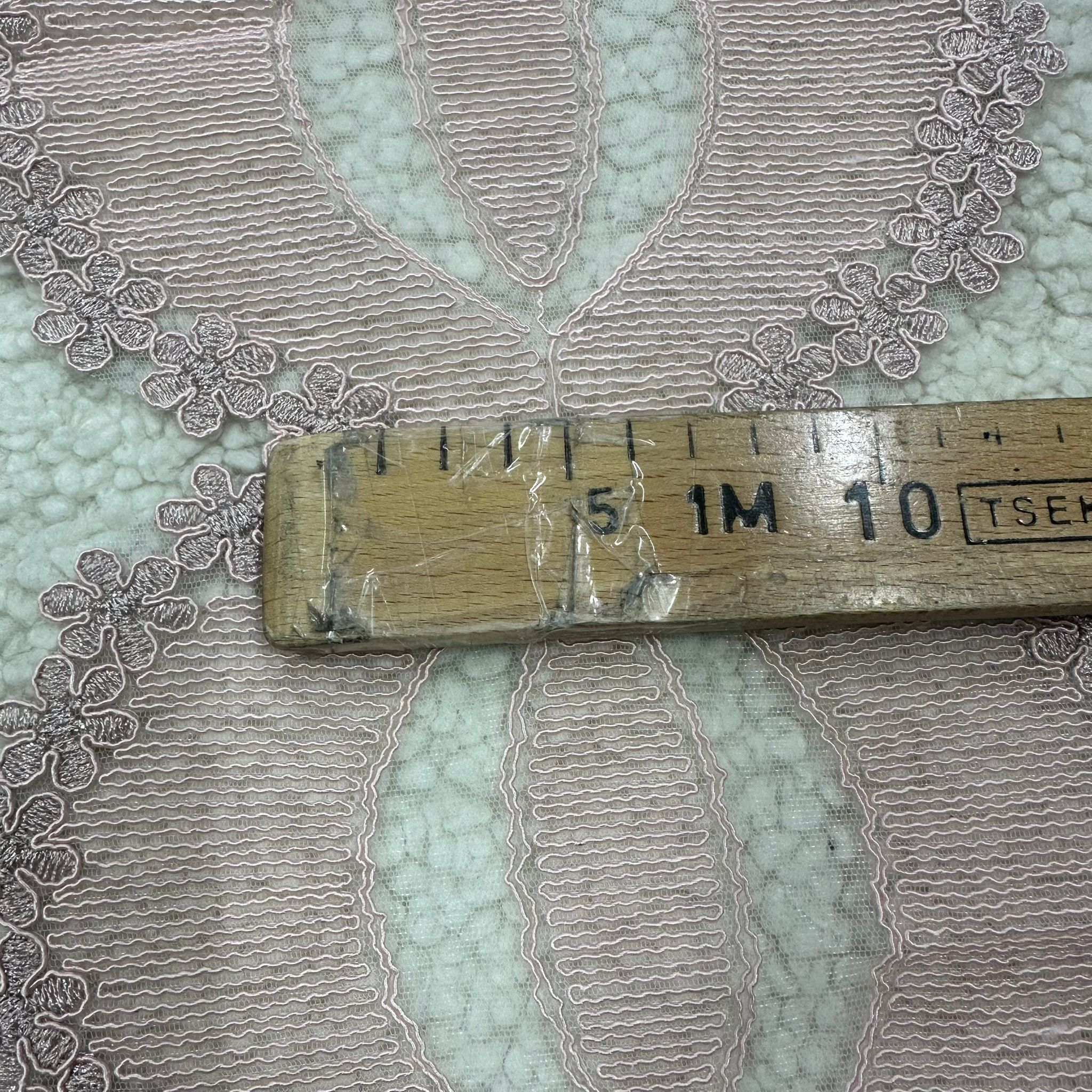 G-34 Su Yolu Pudra Top Dantel Fransız Güpür