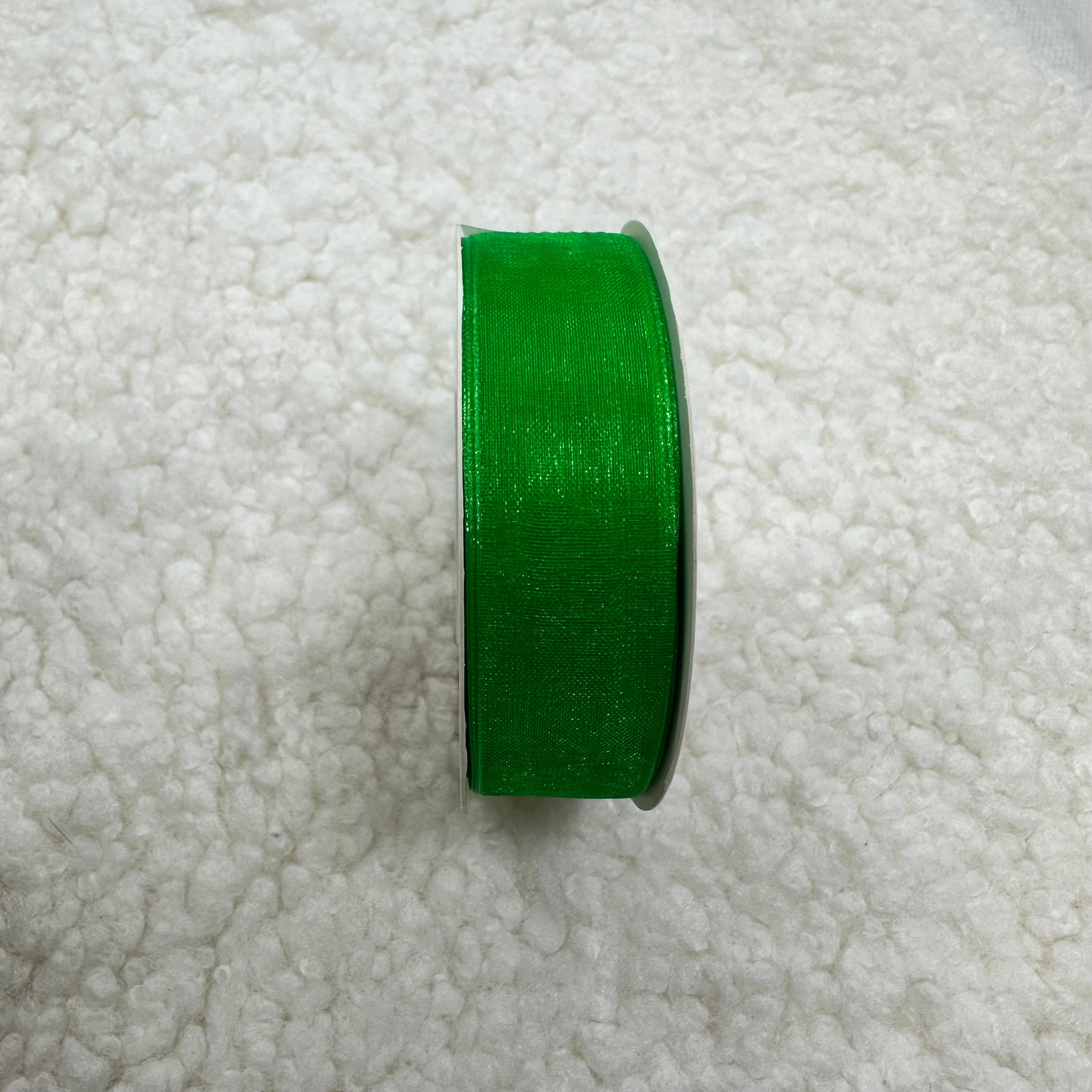 Yeşil Organze Kurdele 2 Cm