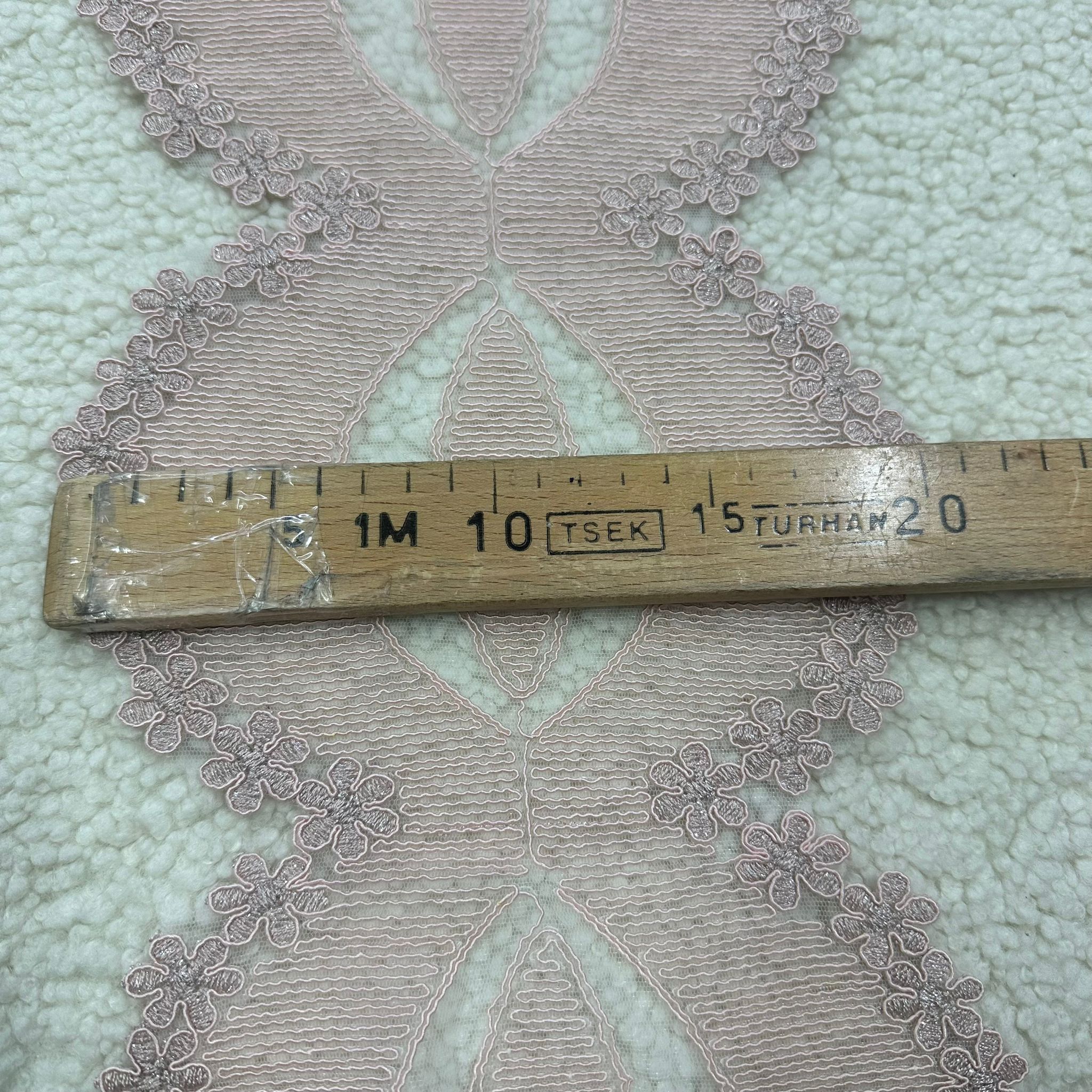 G-34 Su Yolu Pudra Top Dantel Fransız Güpür