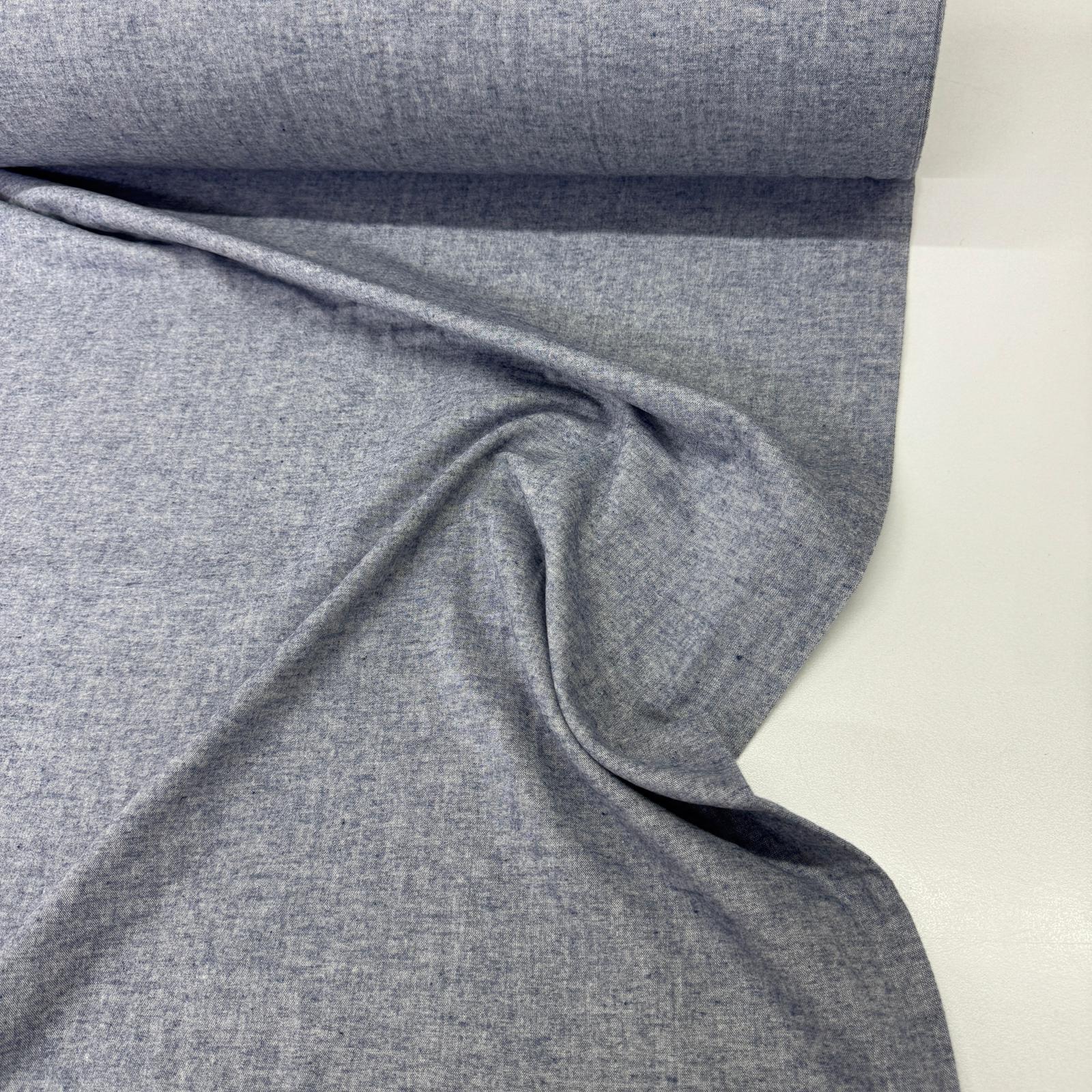 İndigo Mavi Flannel Pazen Kumaş