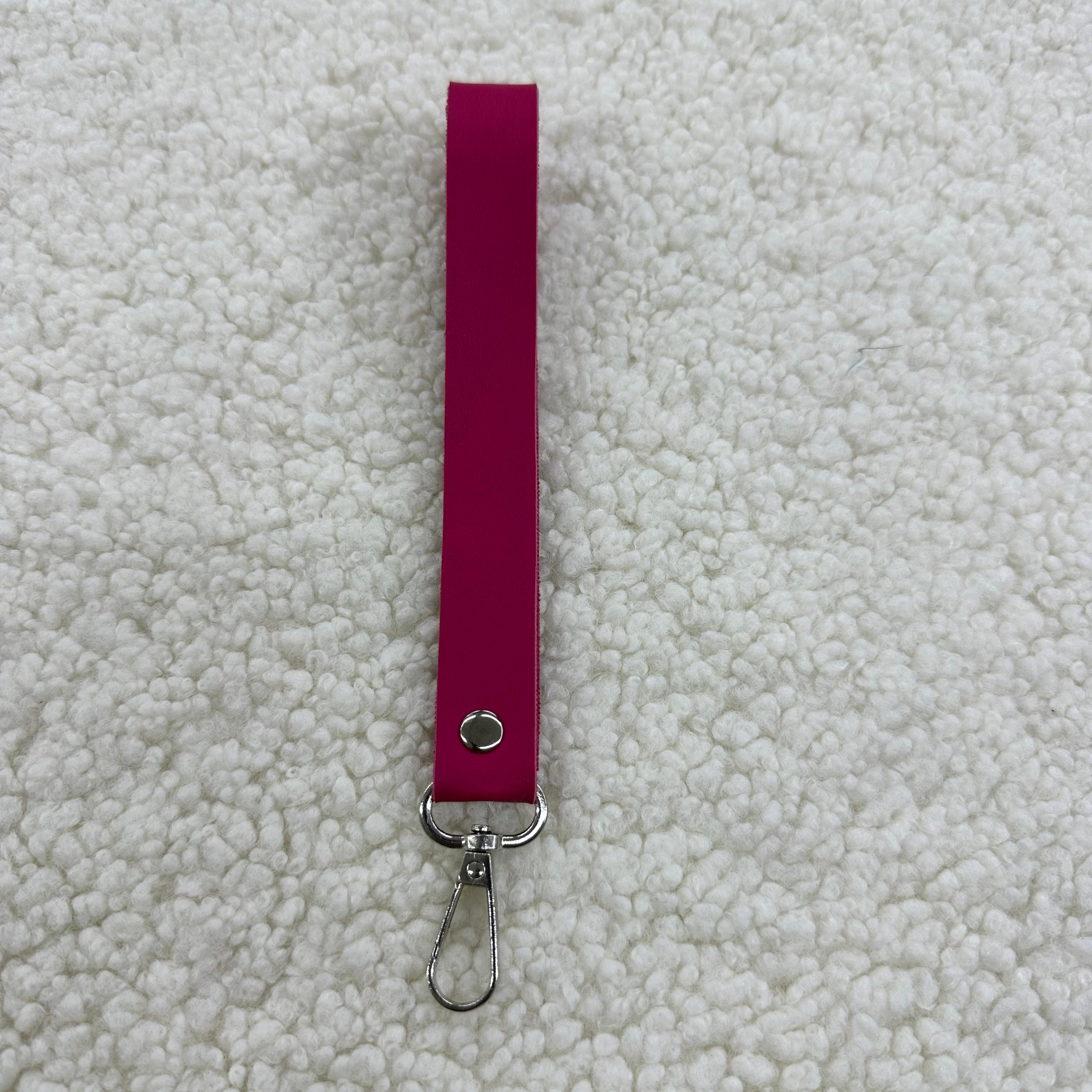 Fuşya Clutch Çanta Sapı