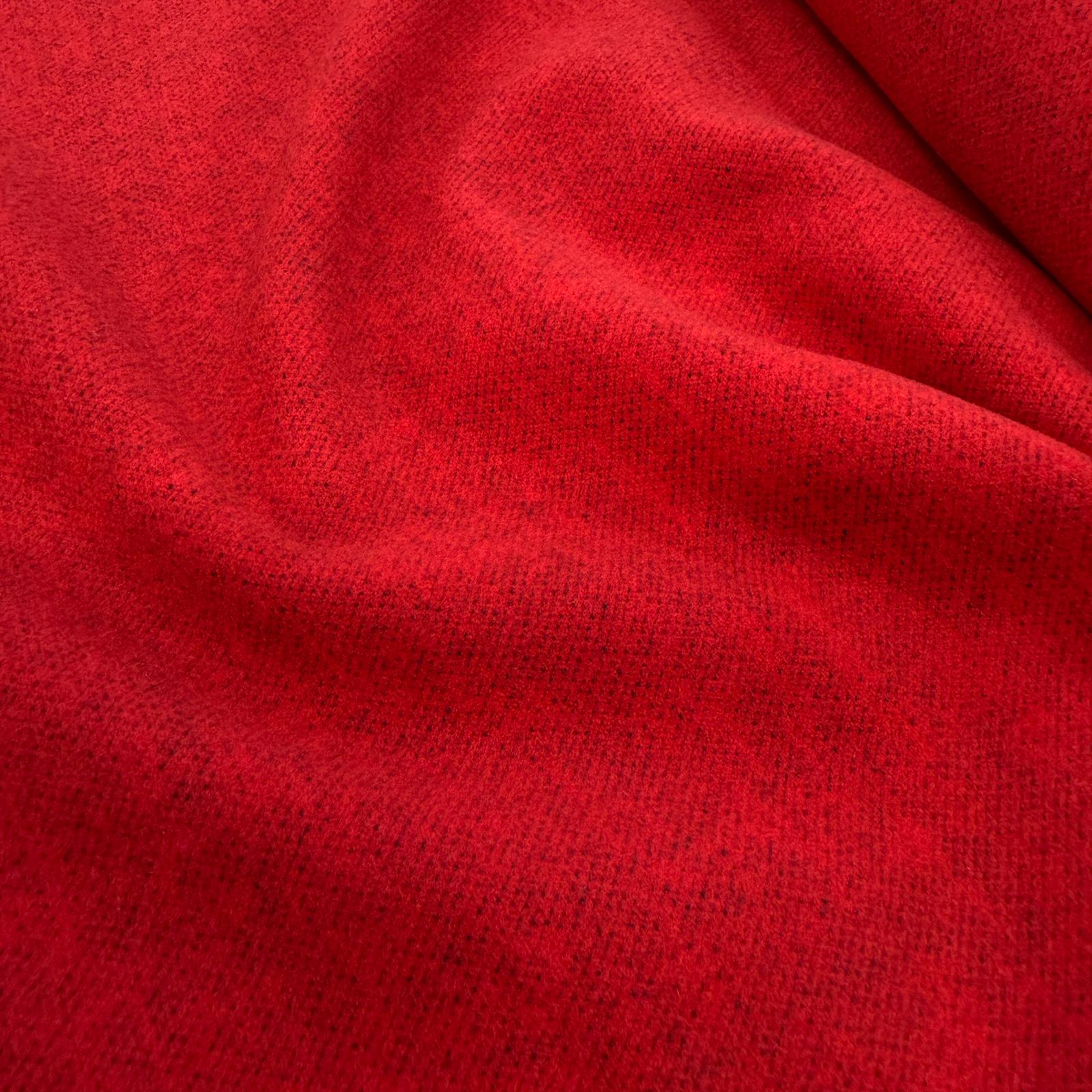 Özel Üretim Kırmızı Oğuz Kaşe Kumaş