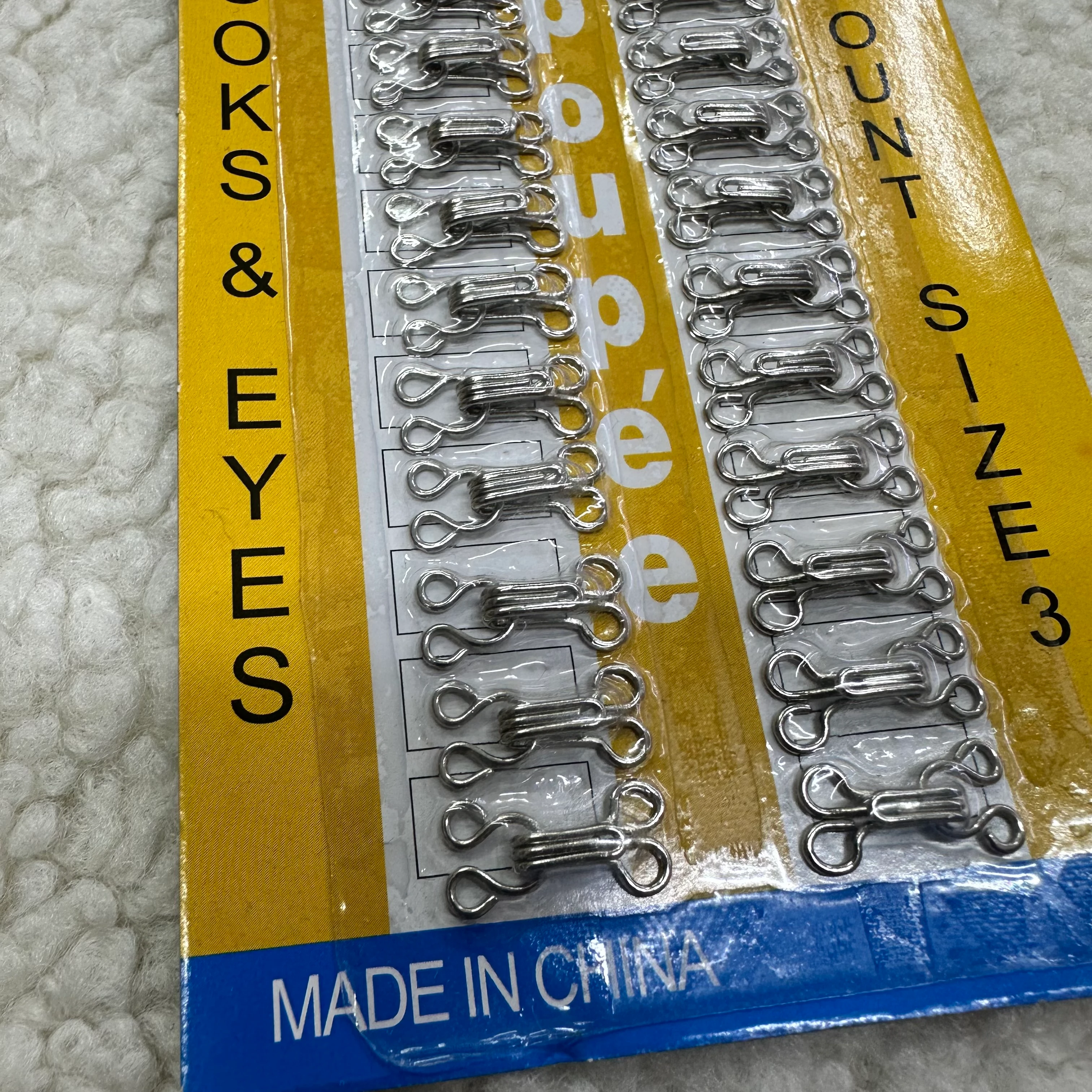 Gümüş Boy 3 Kopça-Agraf