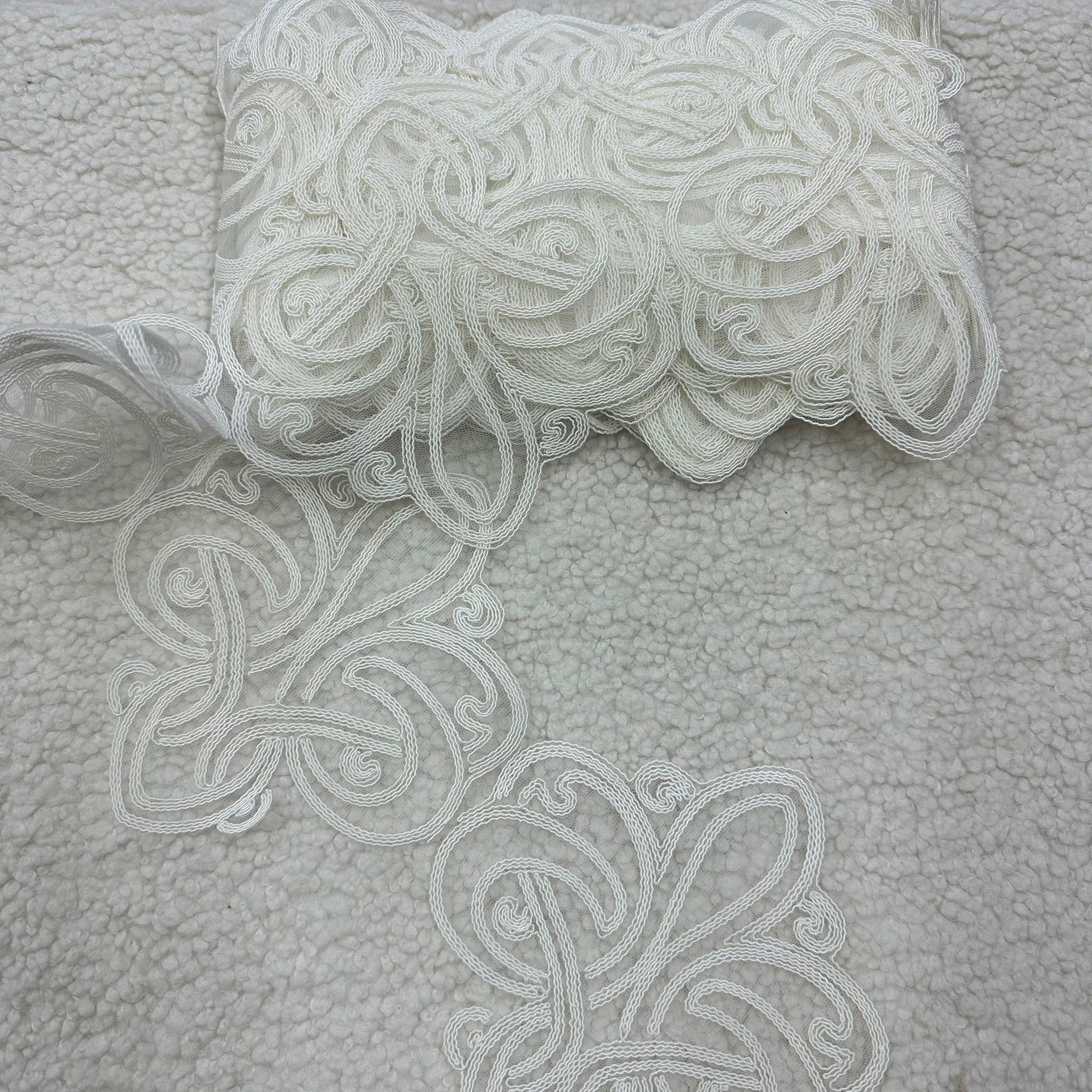 G-35 Angles Krem Top Dantel Fransız Güpür