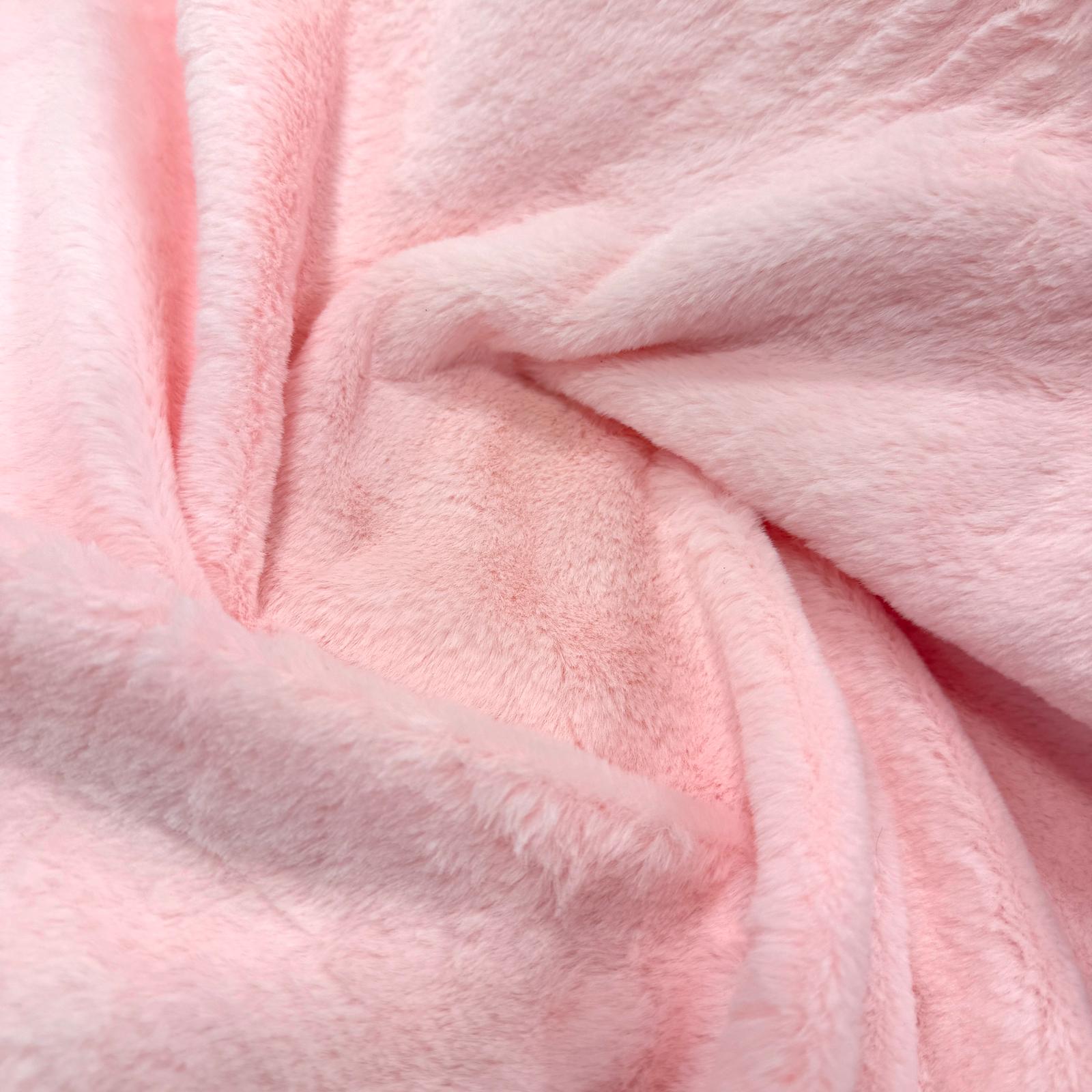 Toz Pembe Toscana Yumoş Peluş Kumaş