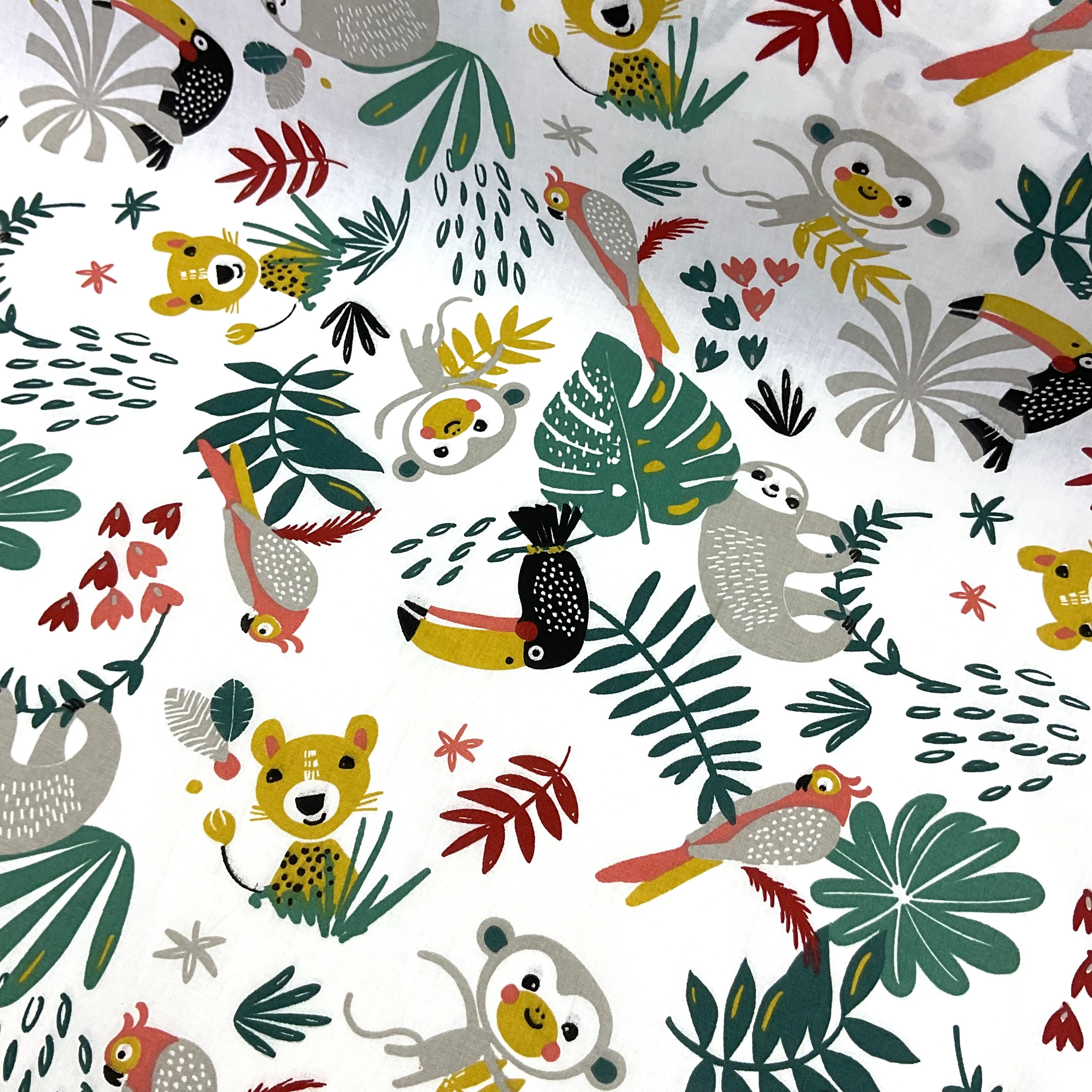 Hafif Defolu Tukan Kuşu Premium Poplin Kumaş