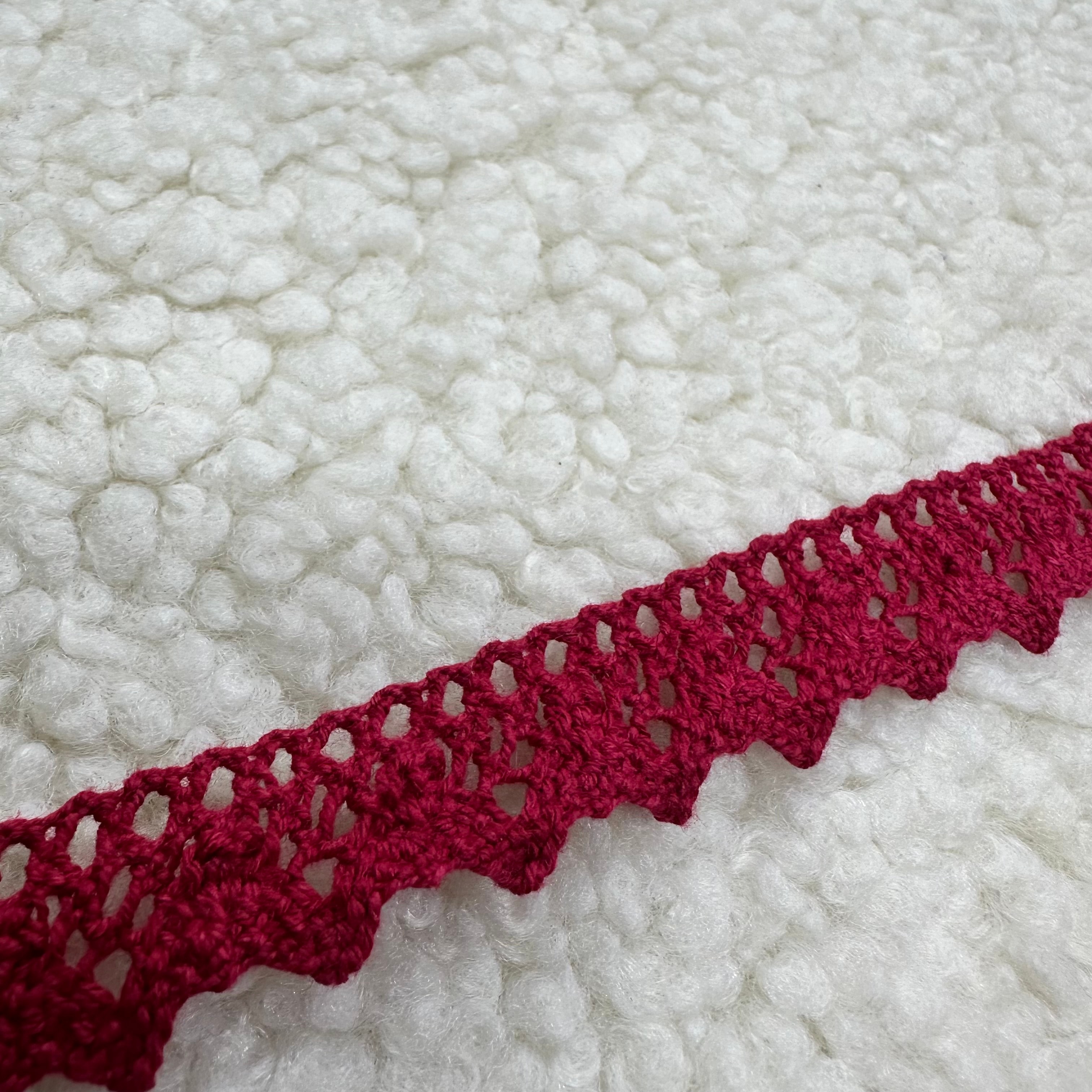 Zigzaglı Vişne Çürüğü Pamuklu Kopanaki