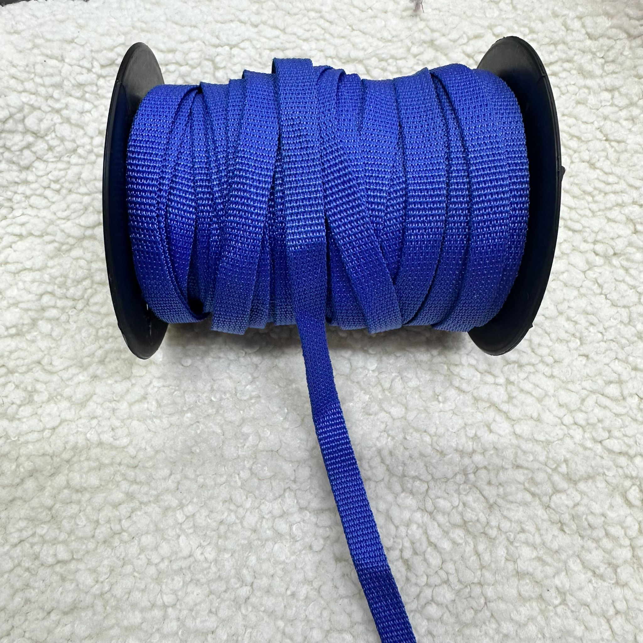 Saks Mavi 1 Cm Polyester Kolon Top