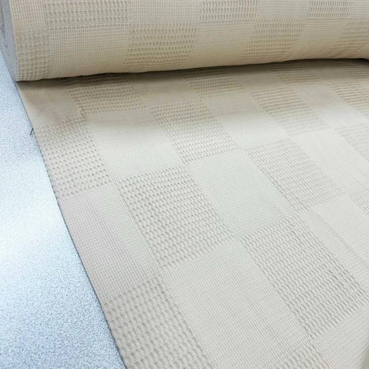 Düz Renk Waffle Pike Kumaş - Kapuçino