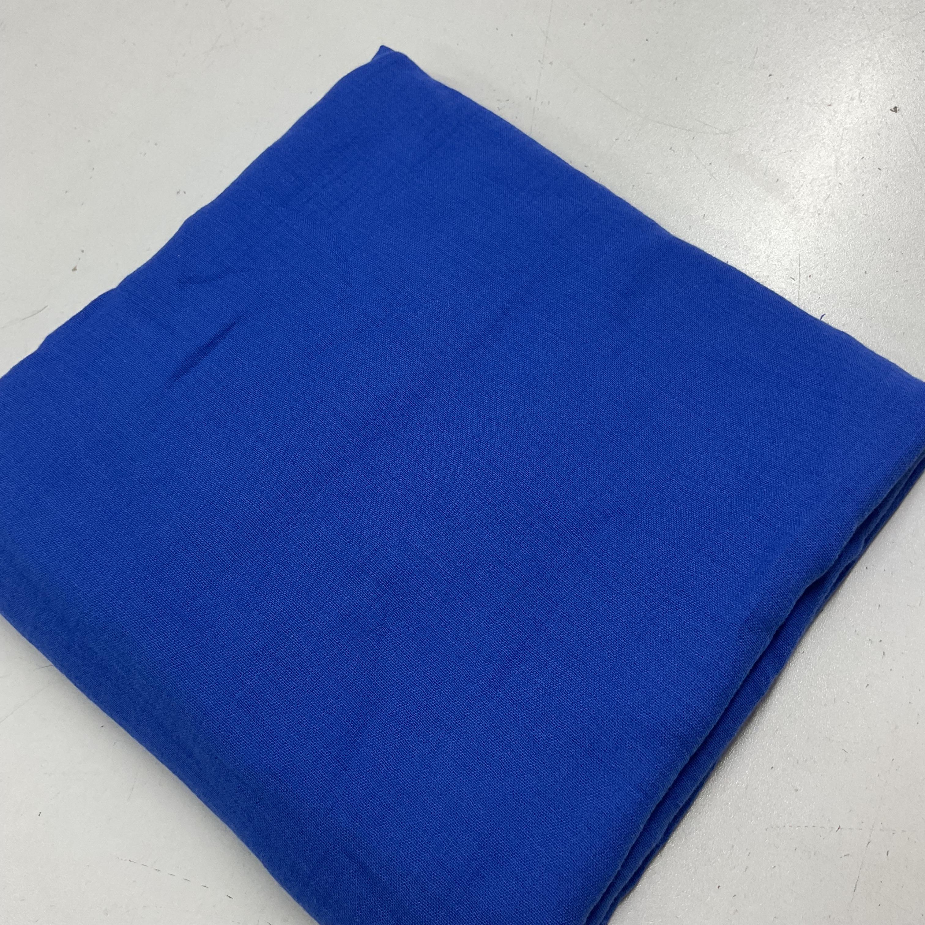 Saks Mavi 70*150 cm Parça Bürümcük Müslin Kumaş