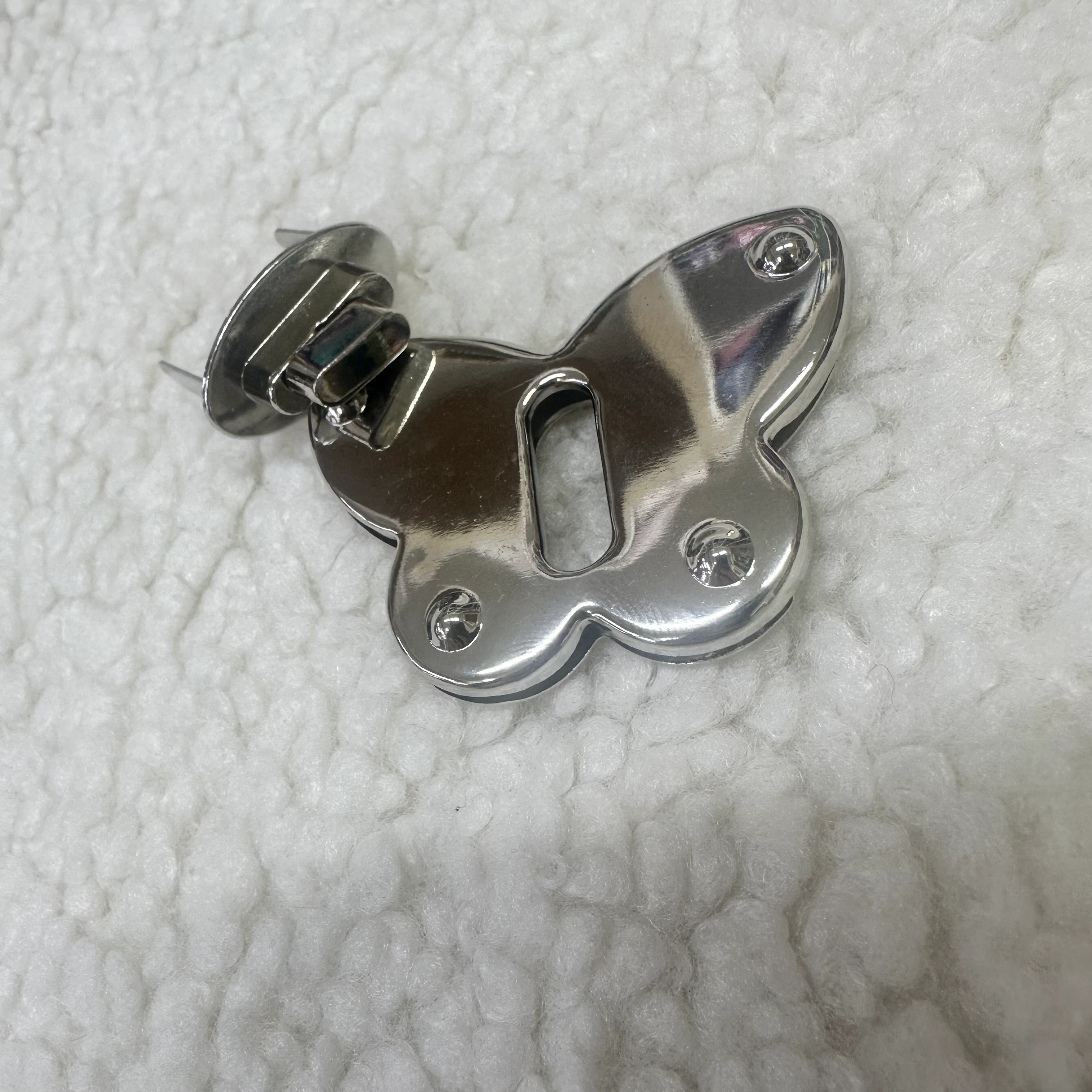 Kelebek Metal Çanta Kilidi 