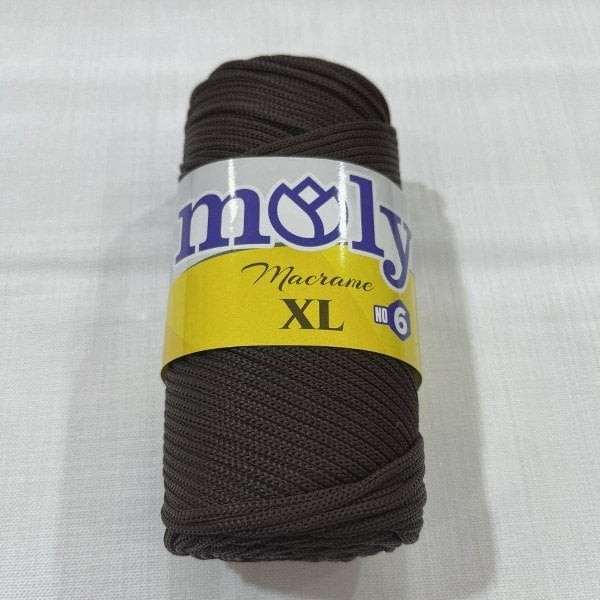 Moly XL Kahverengi Polyester Makrome İpi