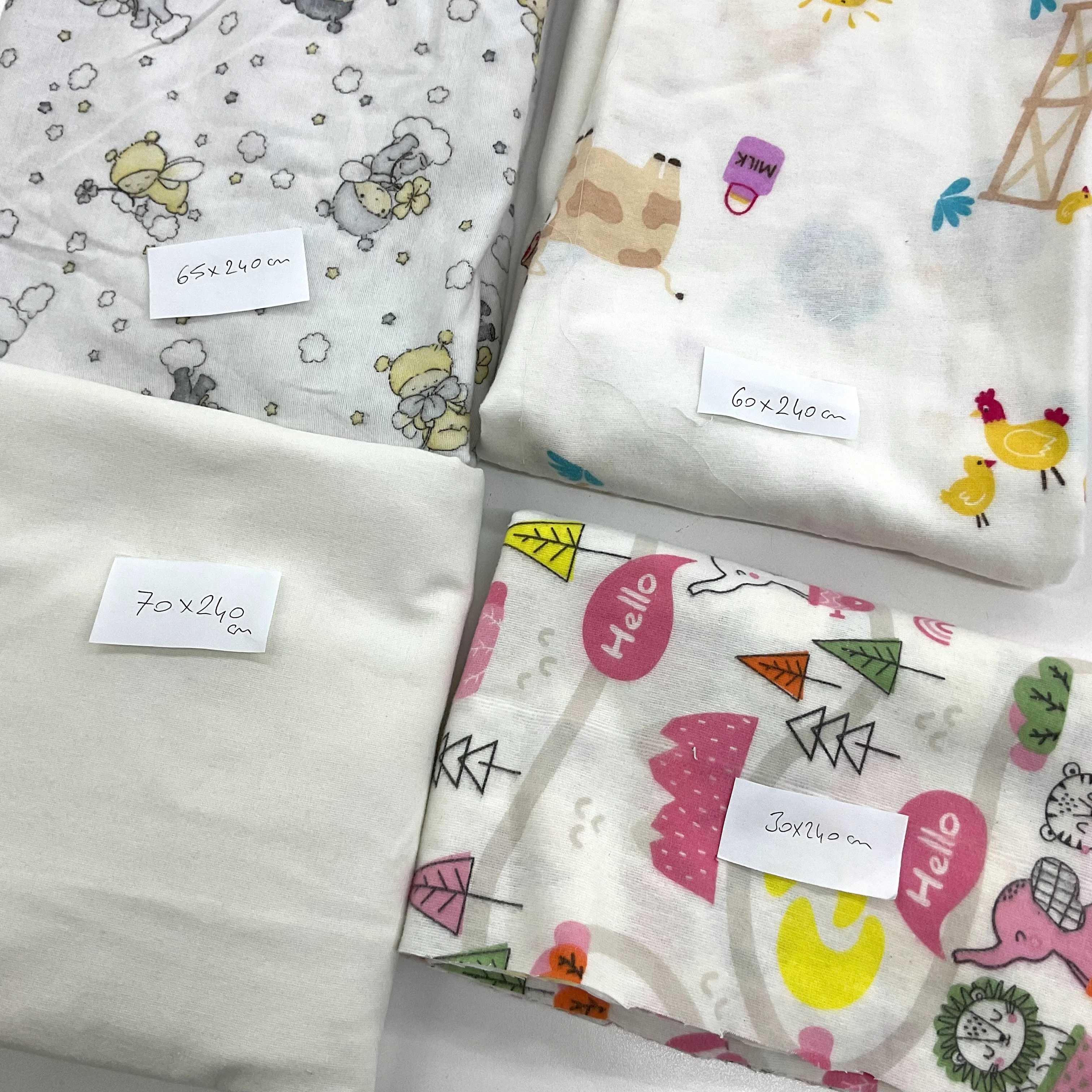 4’lü Set Parça Pazen Kumaş 