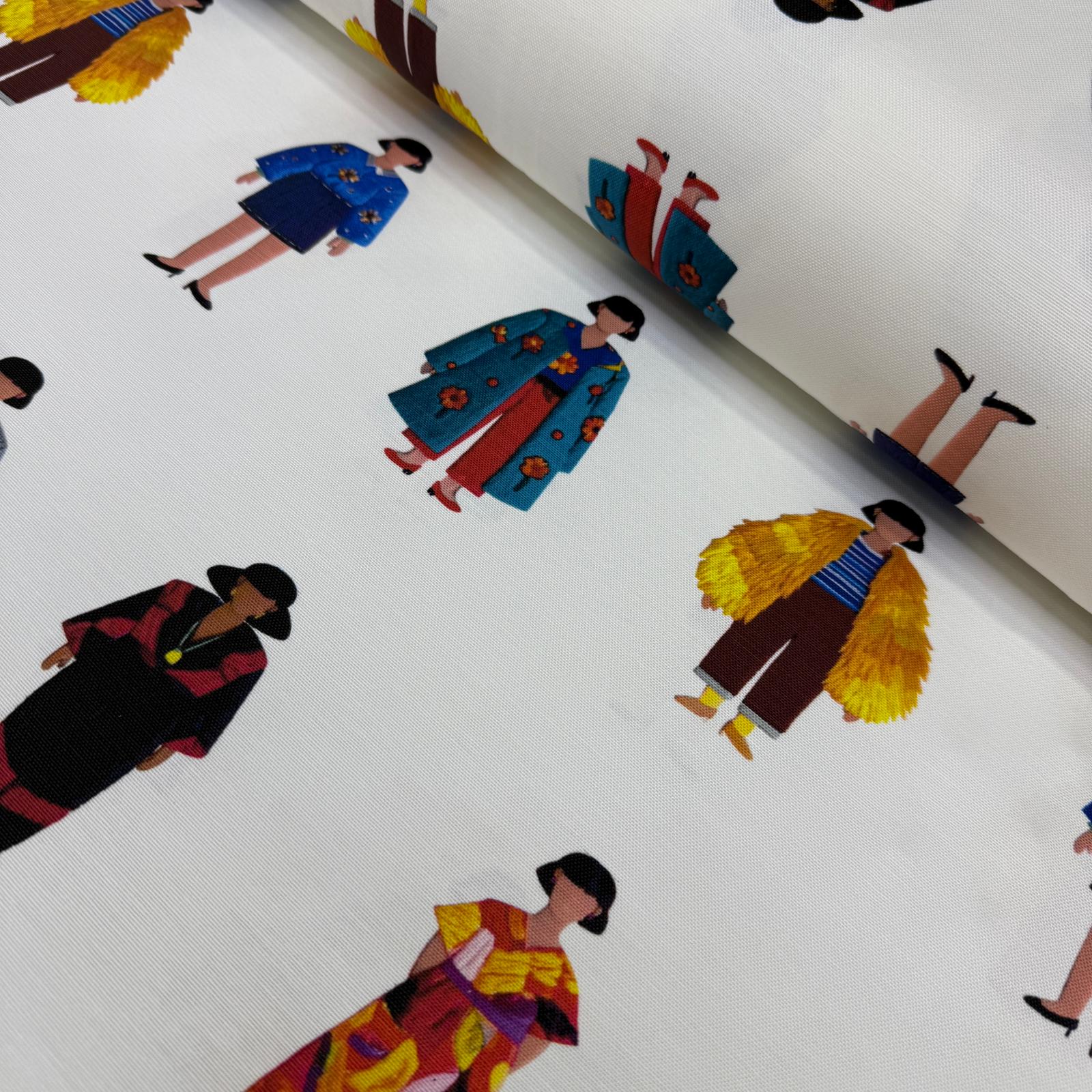 Moda Defilesi Dijital Duck Bezi