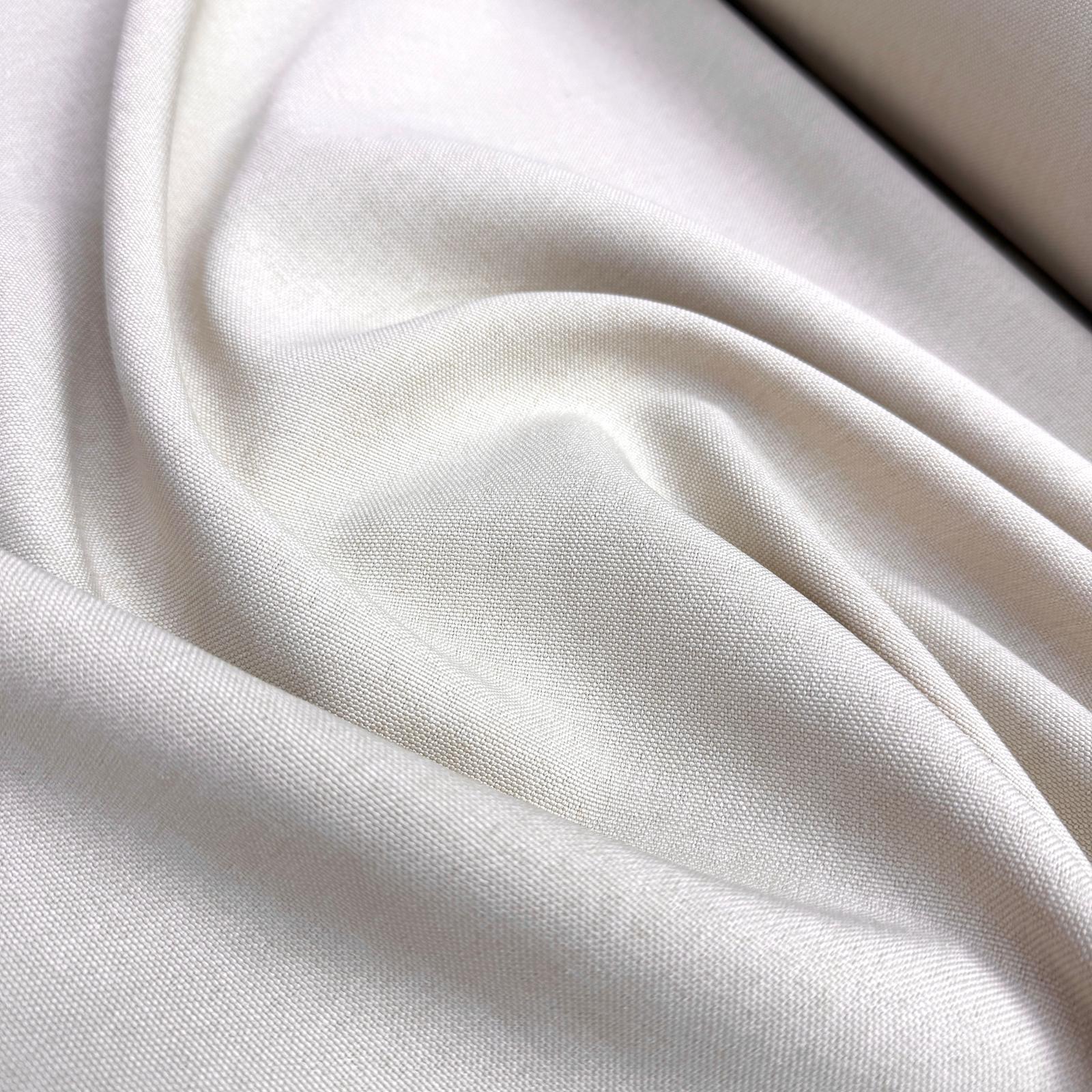 Düz Renk Polyester Kanvas Kumaş - Naturel