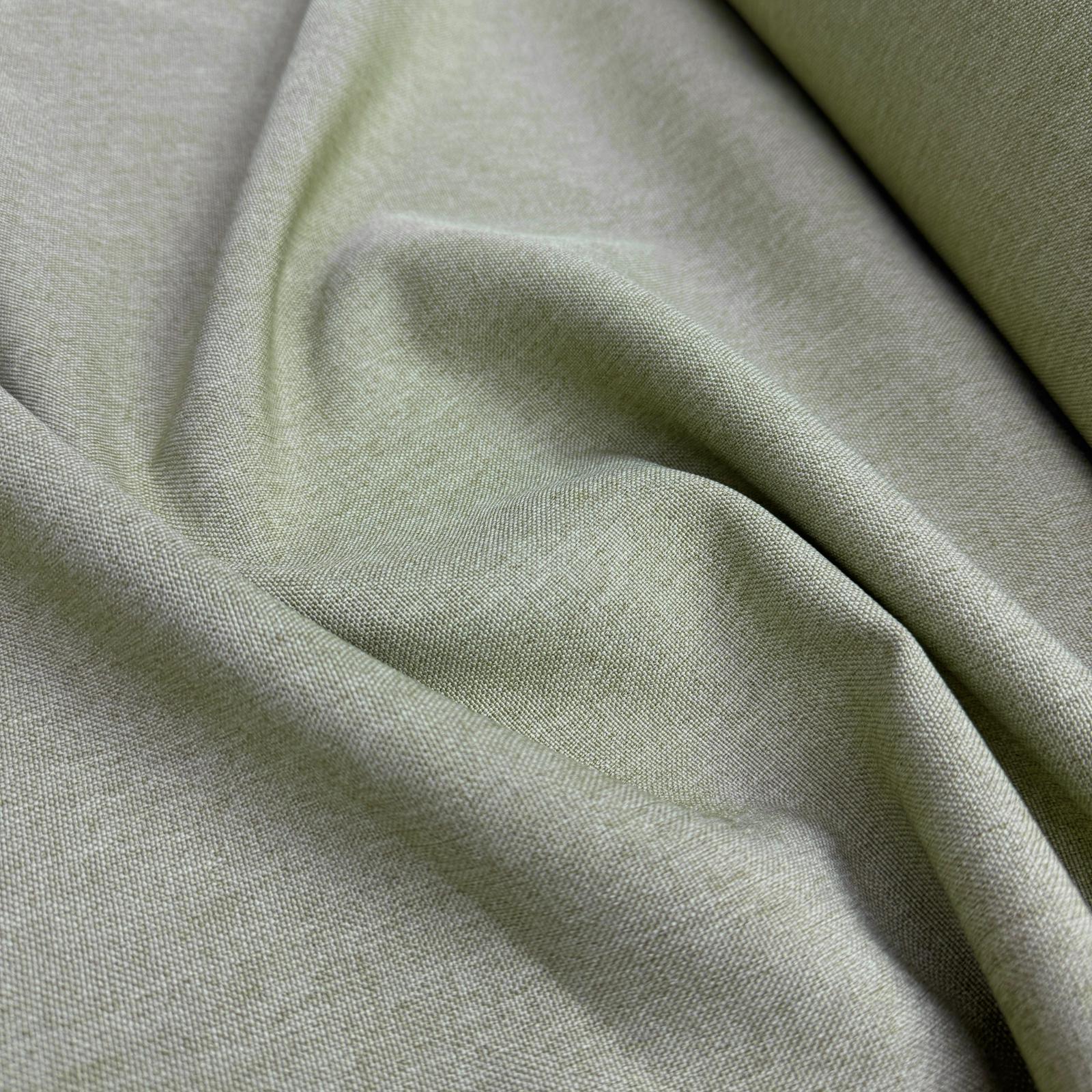 Düz Renk Polyester Kanvas Kumaş - Küf Yeşil
