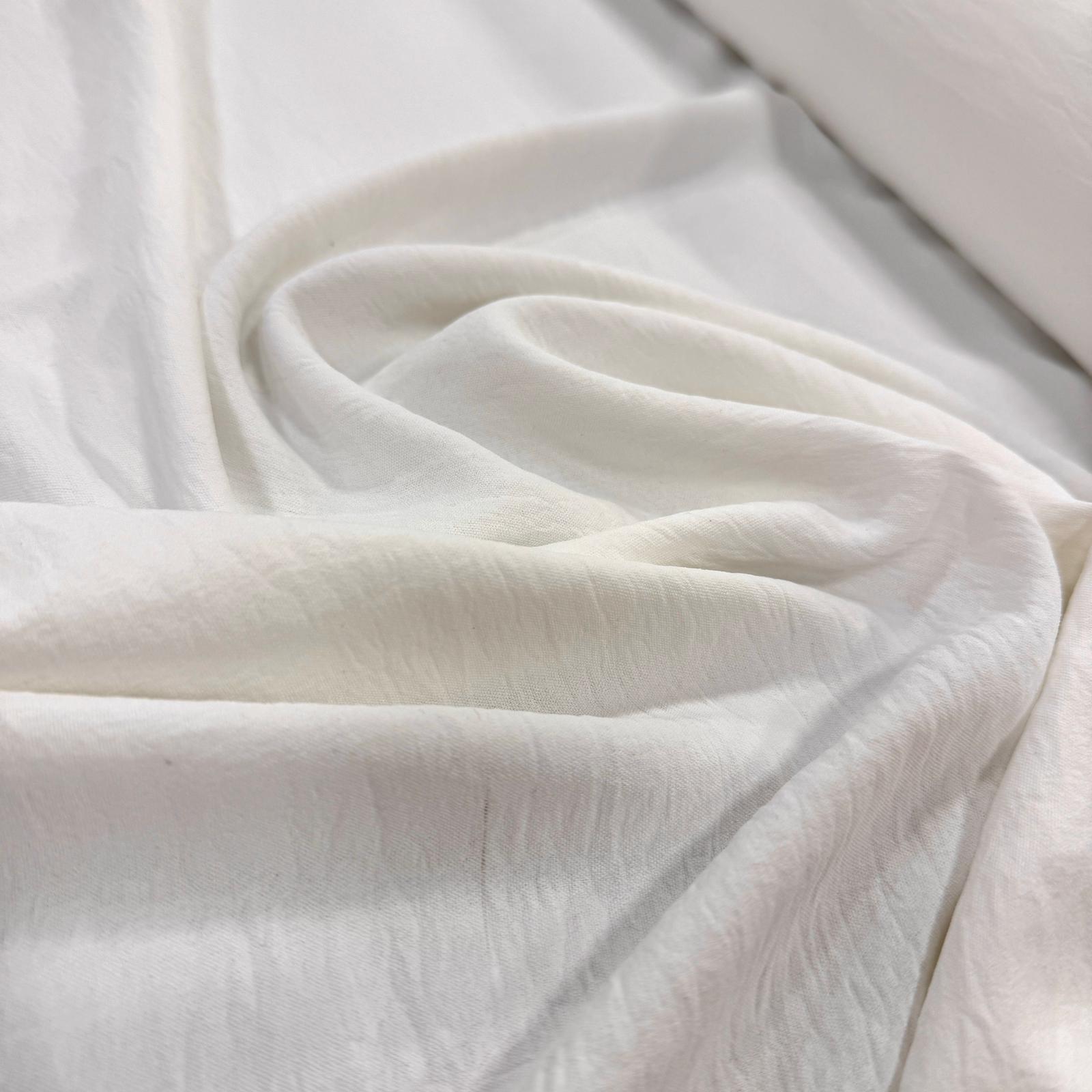 Kırık Beyaz Likralı Ayrobin Kumaş