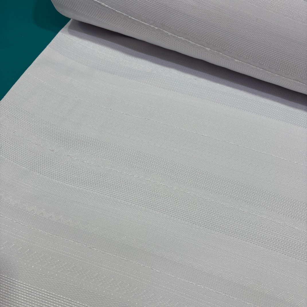 Geometrik Jakar Şeritler Dertsiz Masa Örtülük Kumaş