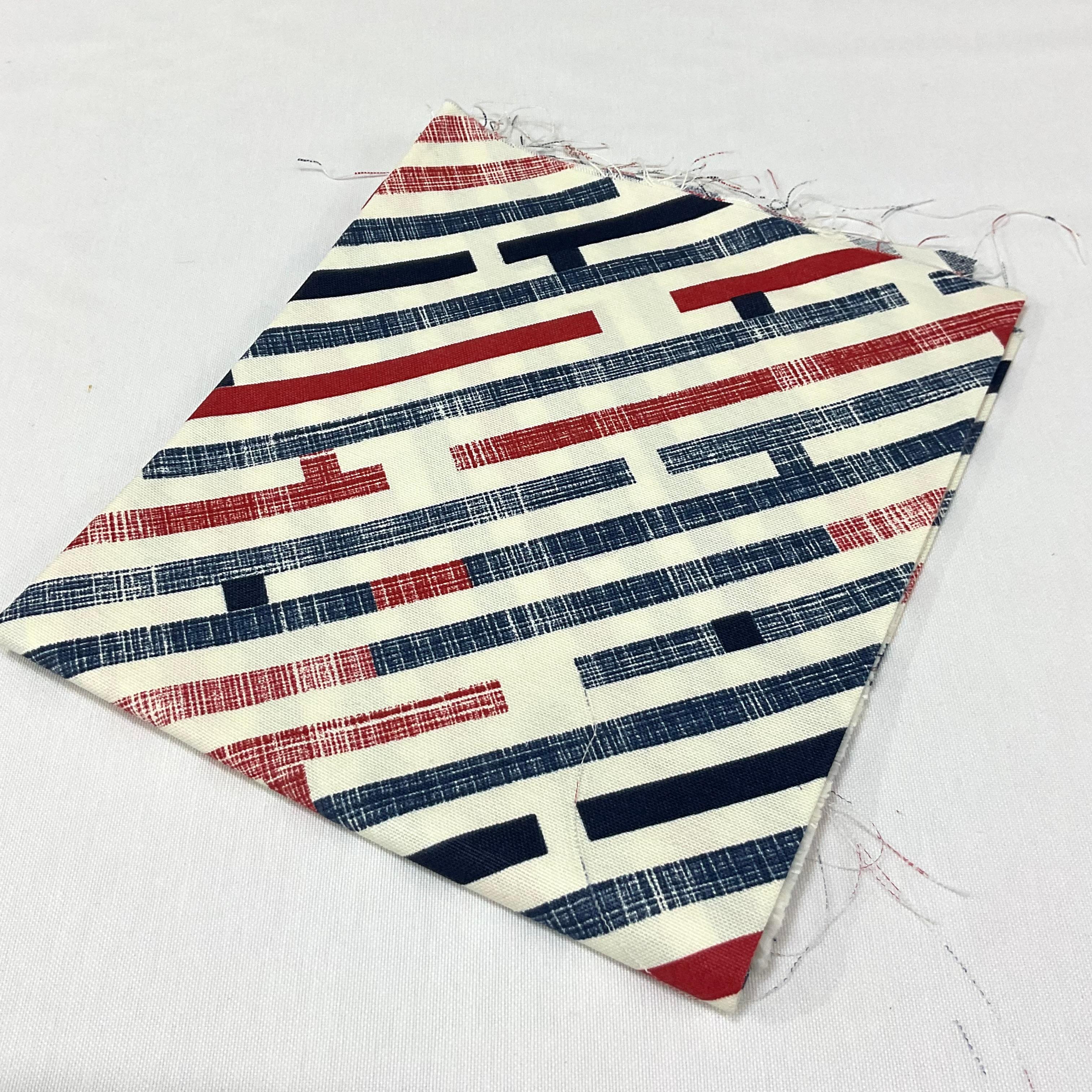 Kırmızı Çarpraz 50*90 cm Parça Panama Keteni