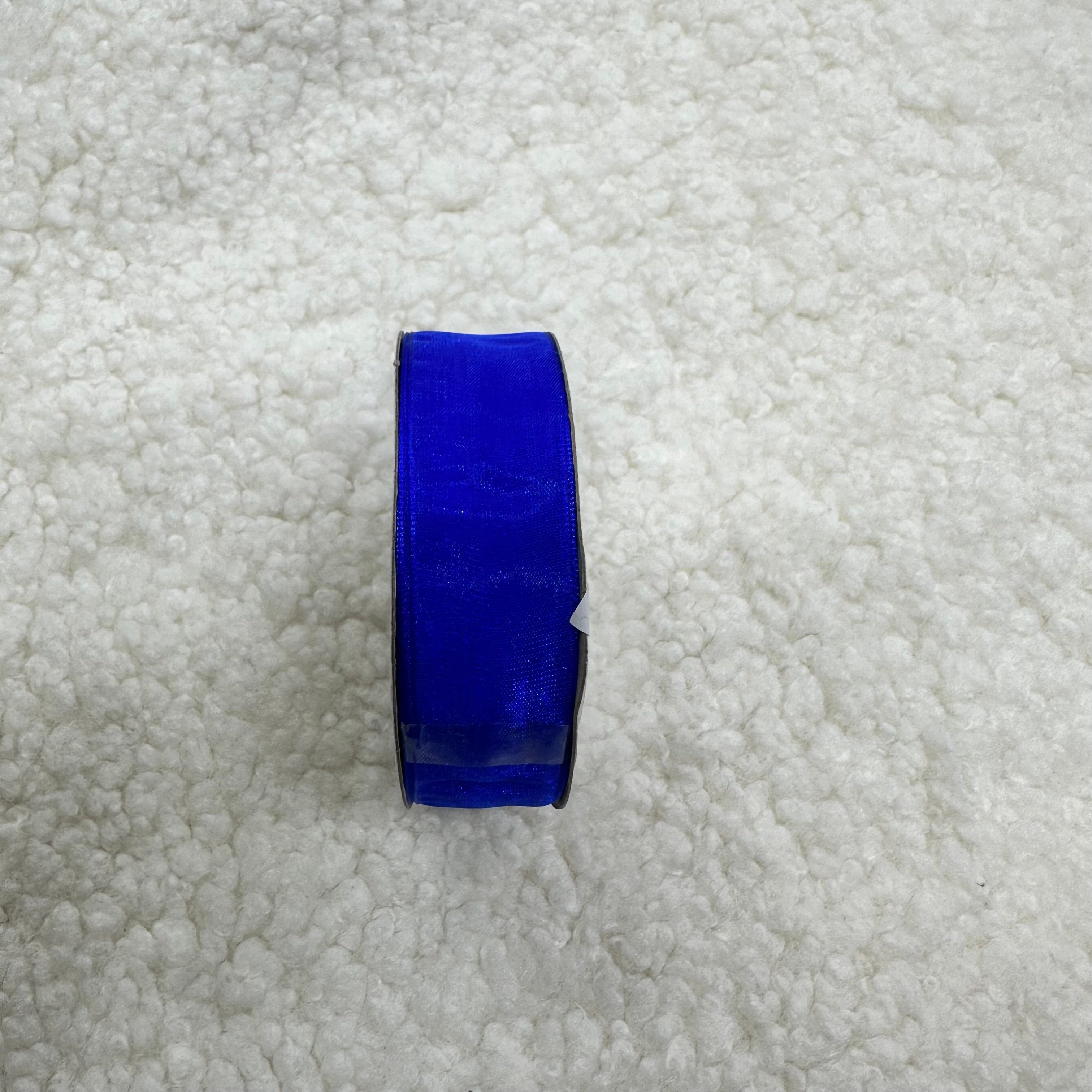 Saks Mavi Organze Kurdele 2 Cm