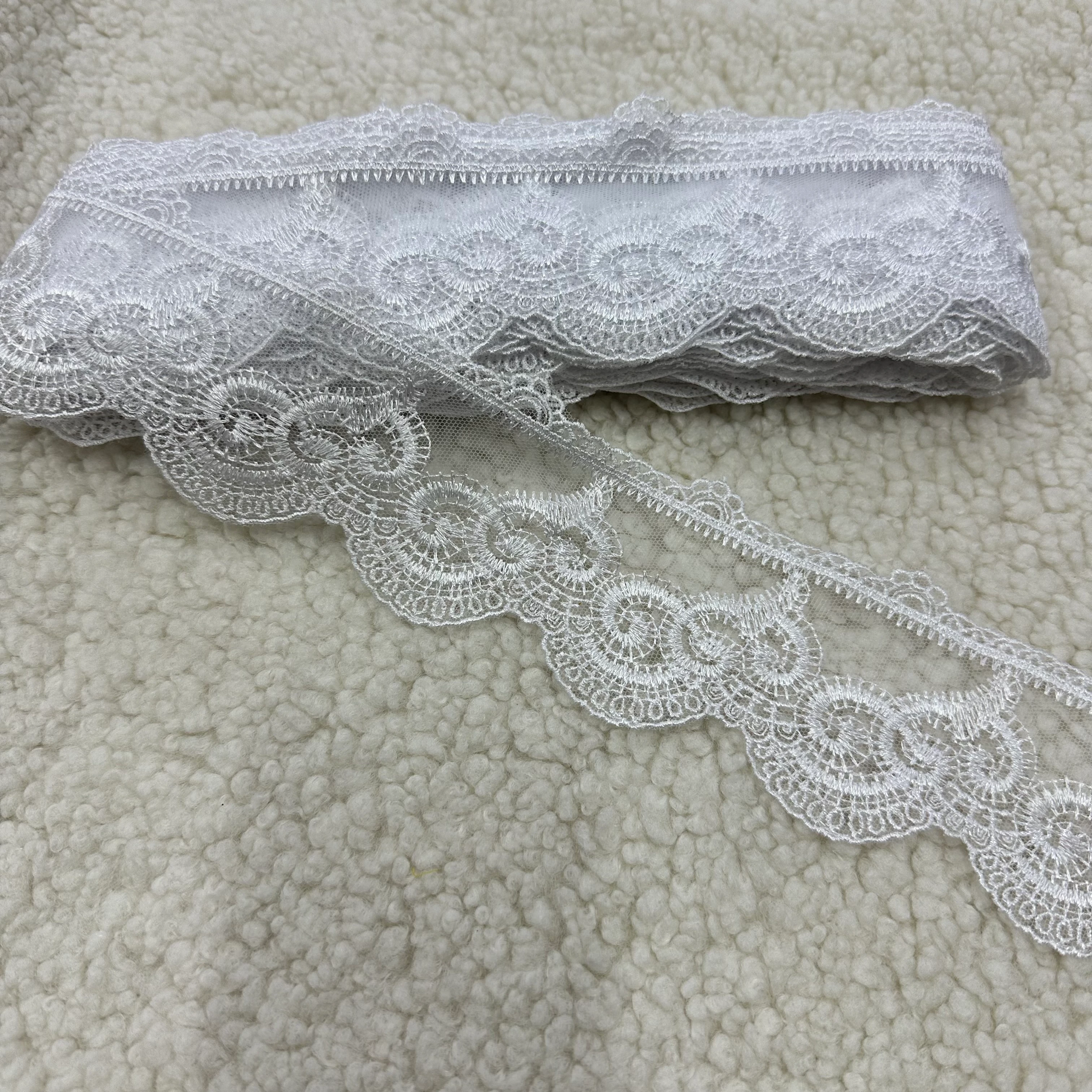 Top Beyaz Tül Güpür 2169