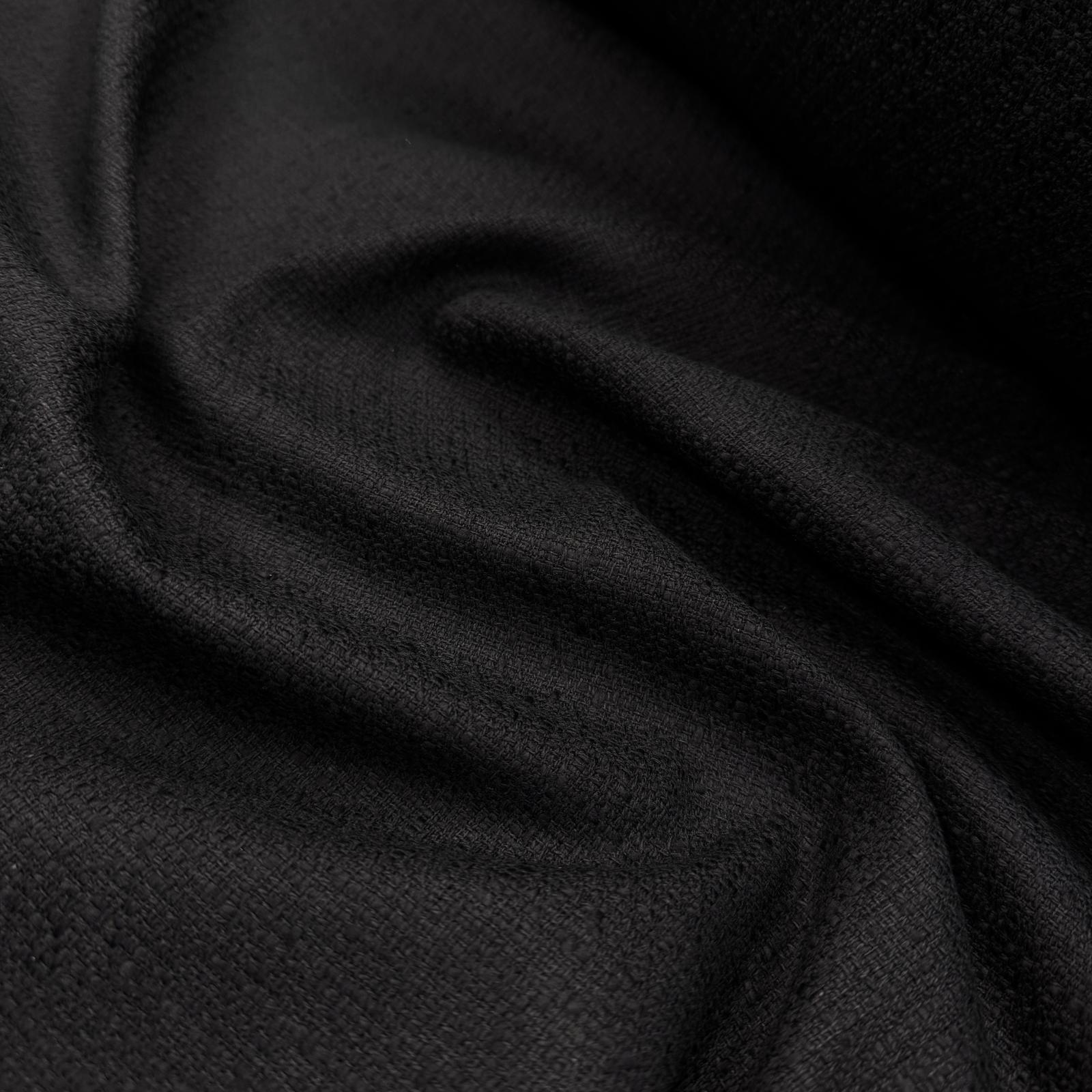 Siyah Mevsimlik Pamuk Şanel Kumaş