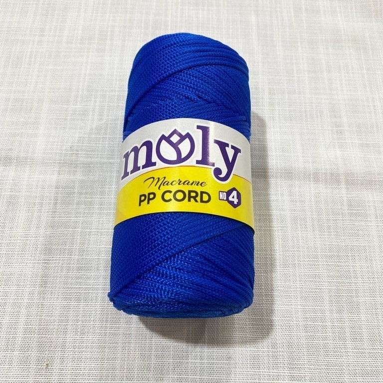Moly PP Cord Saks Mavi Polyester Makrome İpi