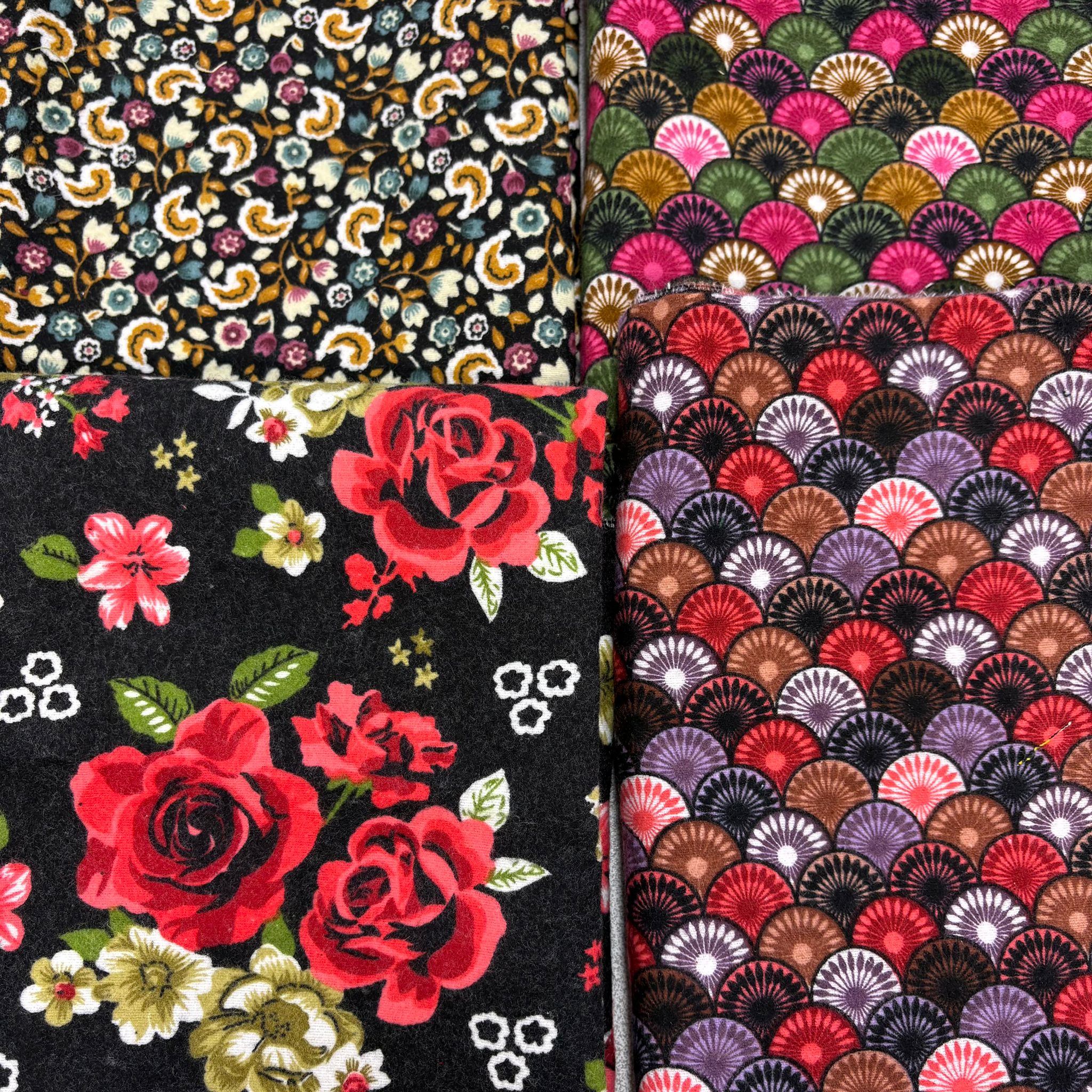 4 lü Set No: 56 Parça Pazen Kumaş 