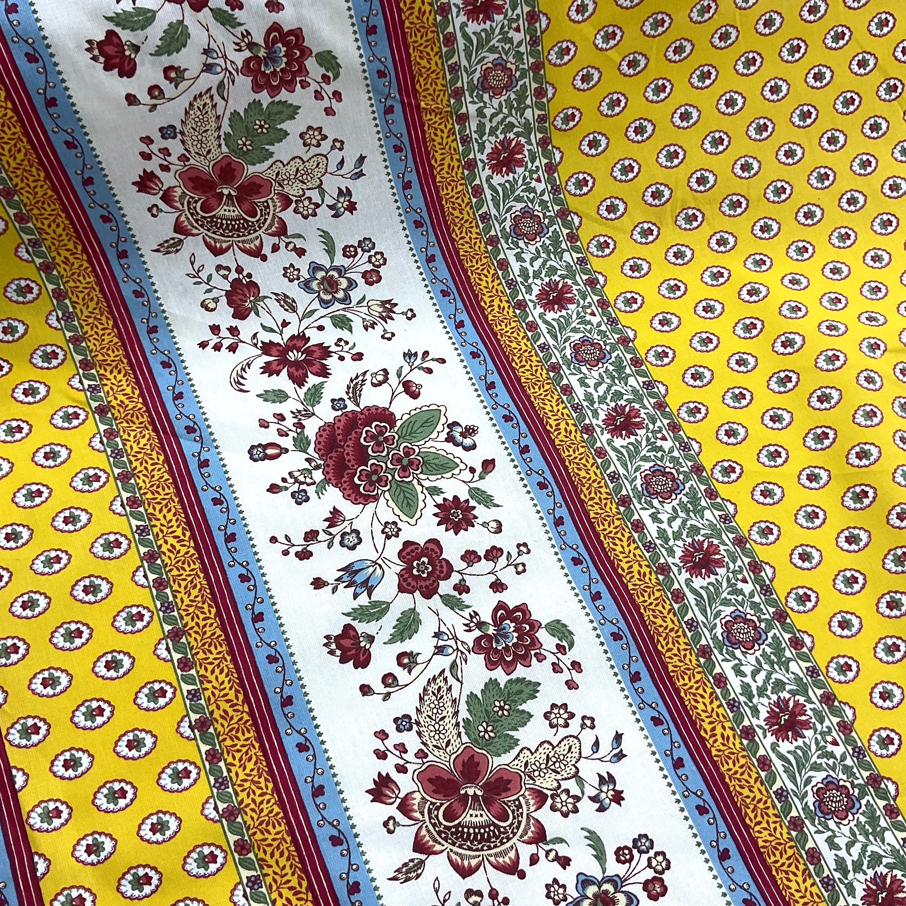 Sarı Çiçekler Eteği Sulu Premium Poplin Kumaş