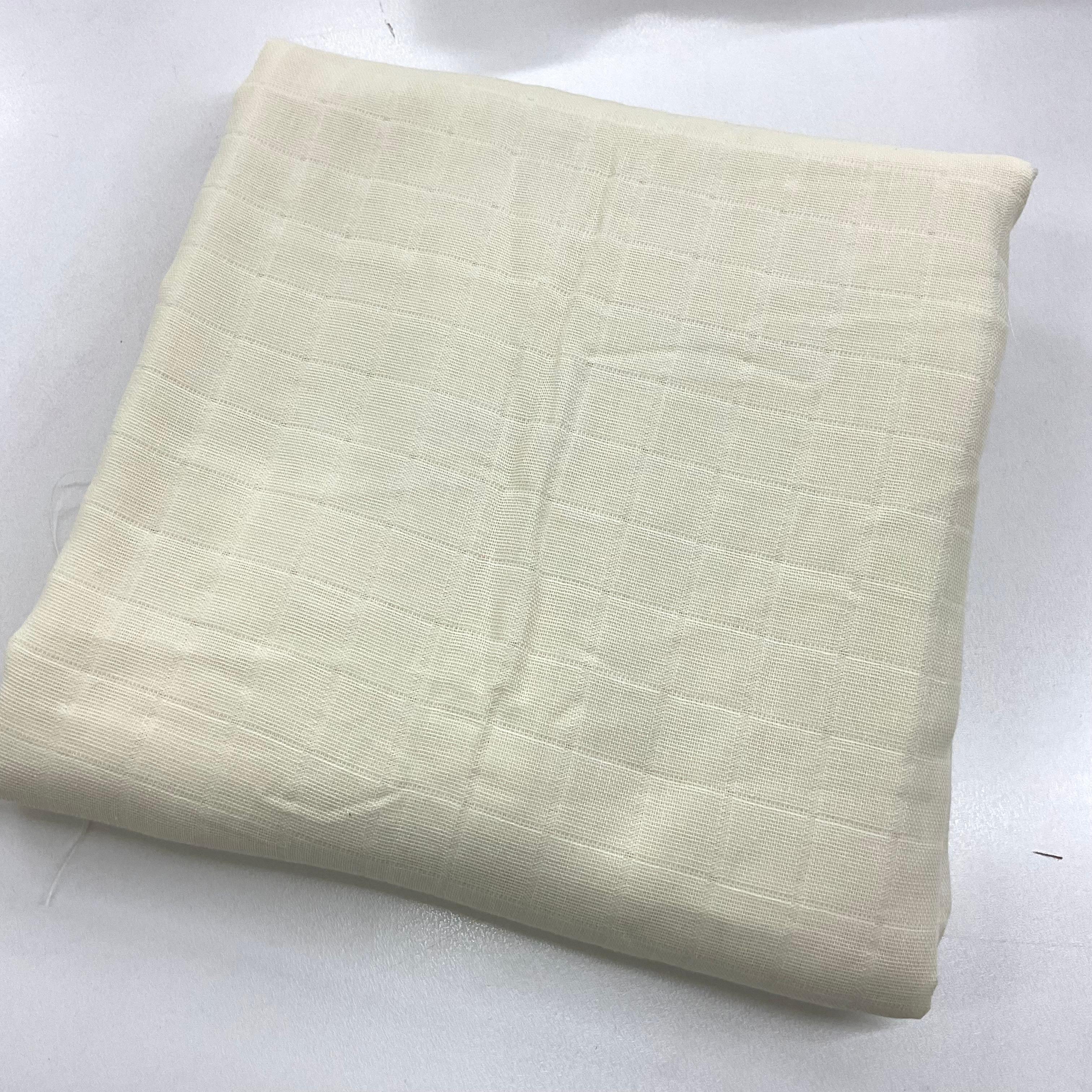 Krem 100*150 cm Parça Müslin Kumaş