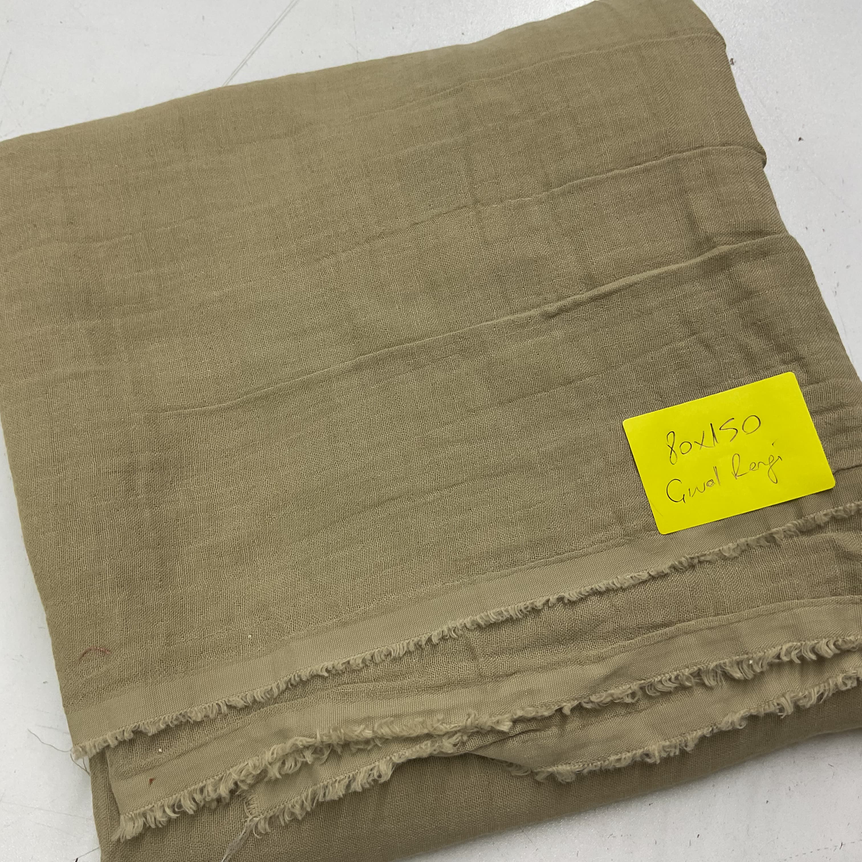 Çuval Rengi 80*150 cm Parça Bürümcük Müslin Kumaş