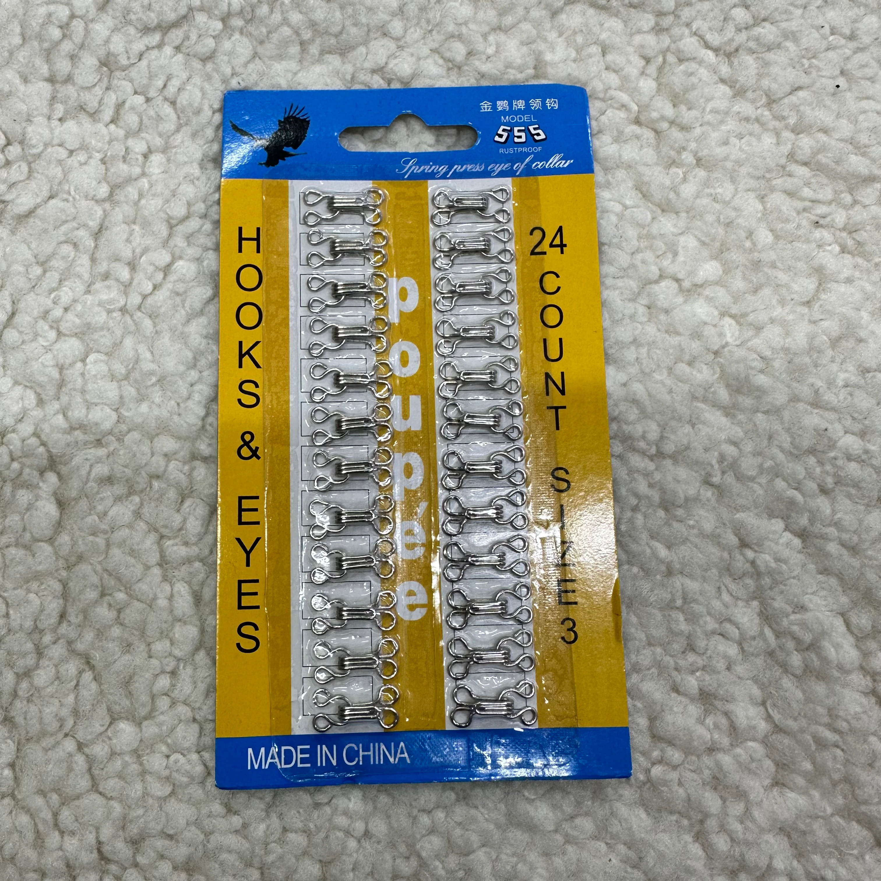 Gümüş Boy 3 Kopça-Agraf