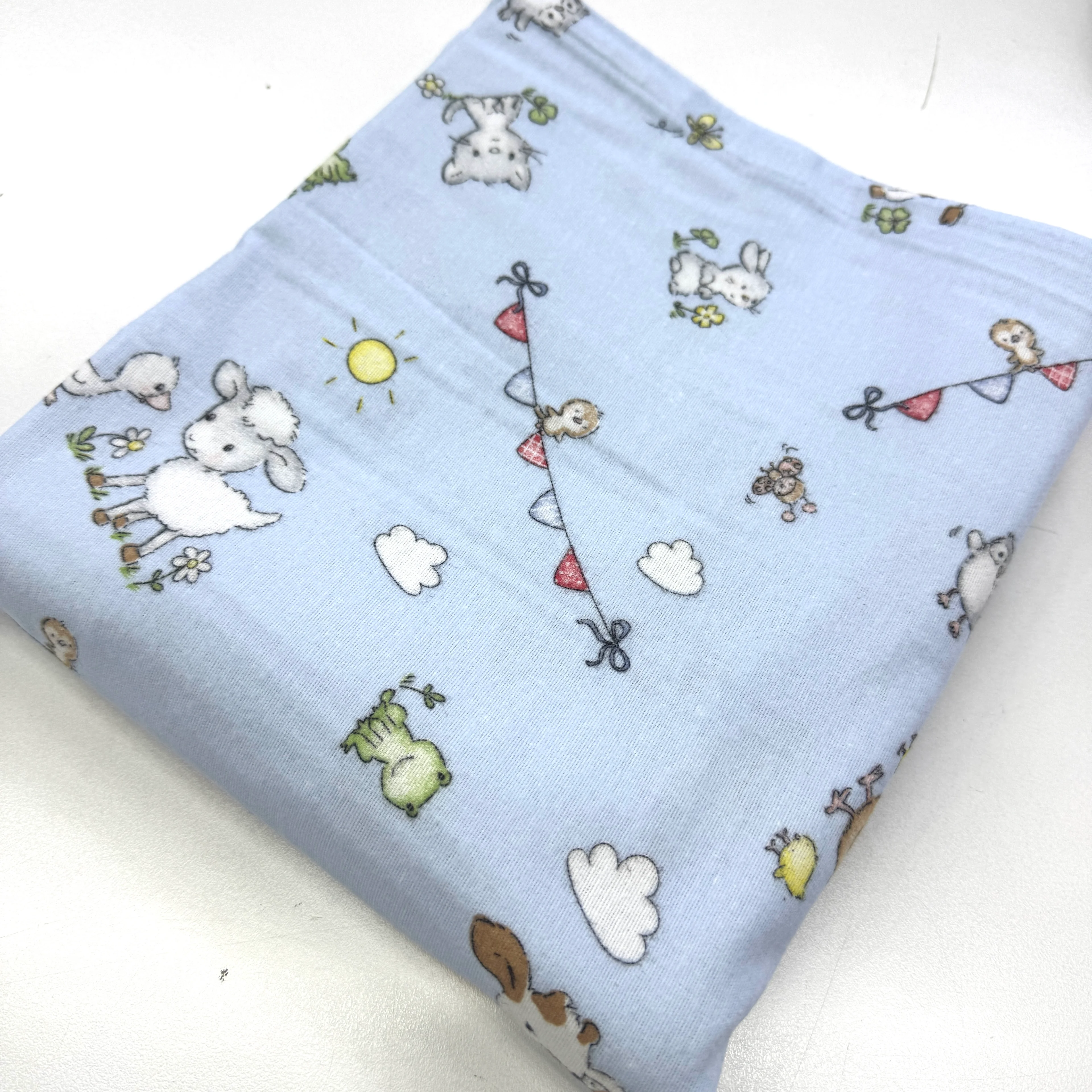 Mavi Çiftlik 100*240 Cm Parça Pazen Kumaş 