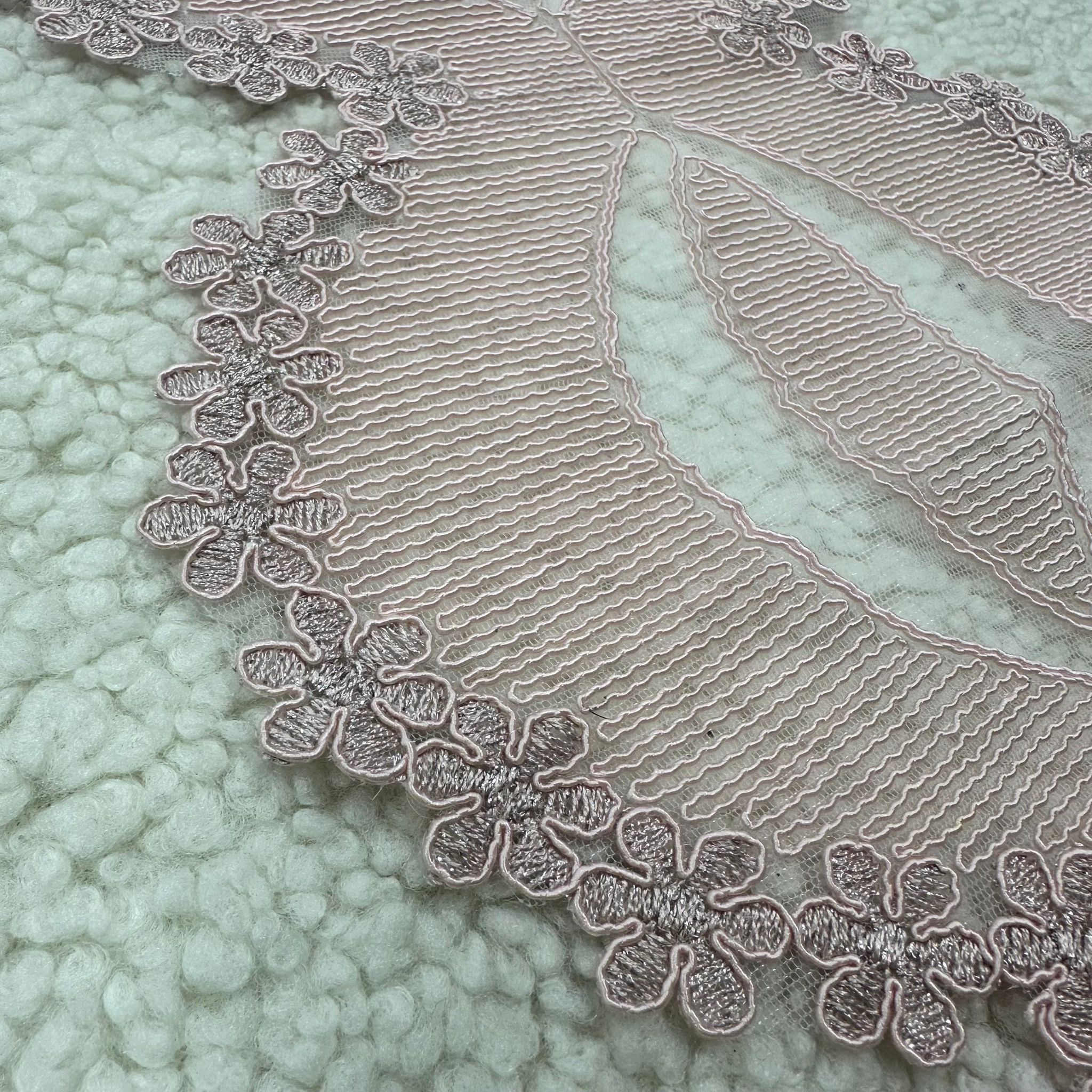 G-34 Su Yolu Pudra Top Dantel Fransız Güpür