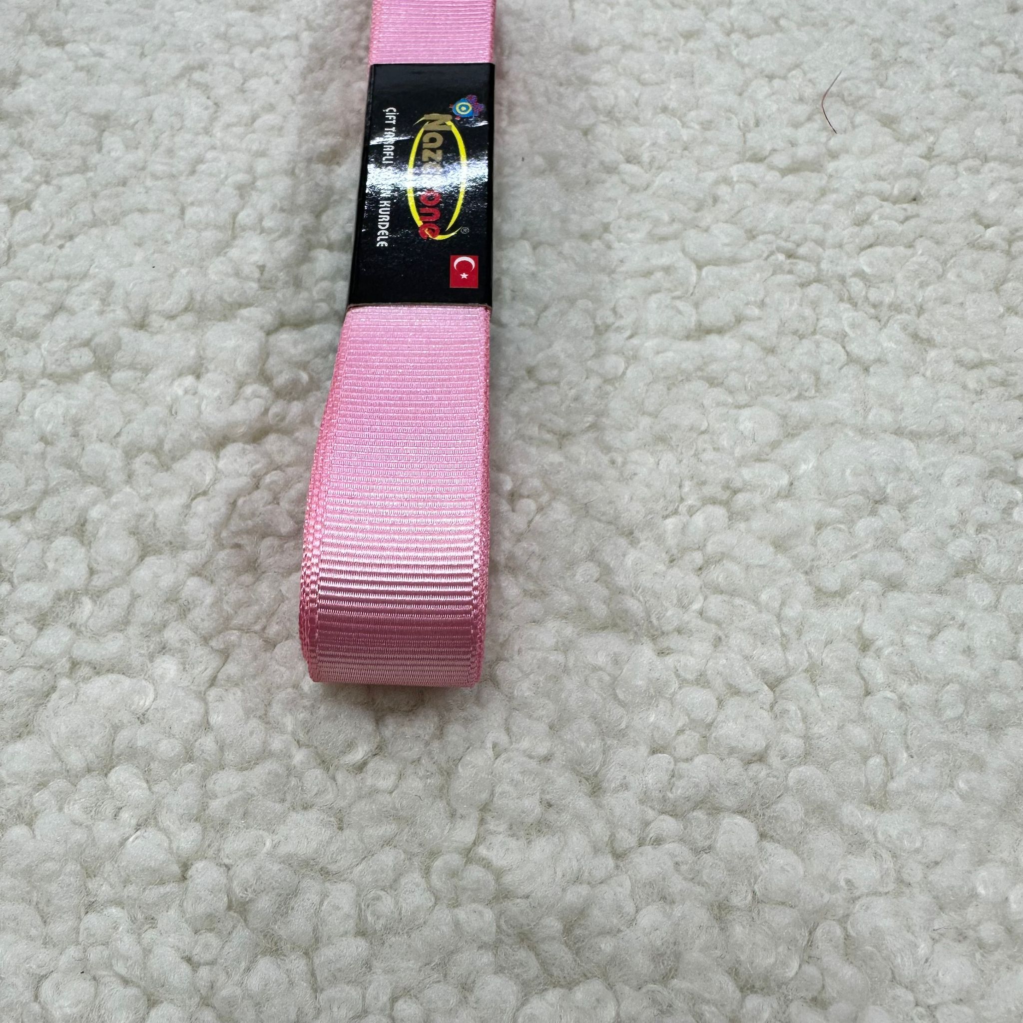 2 Cm Pembe Grogren Kurdele