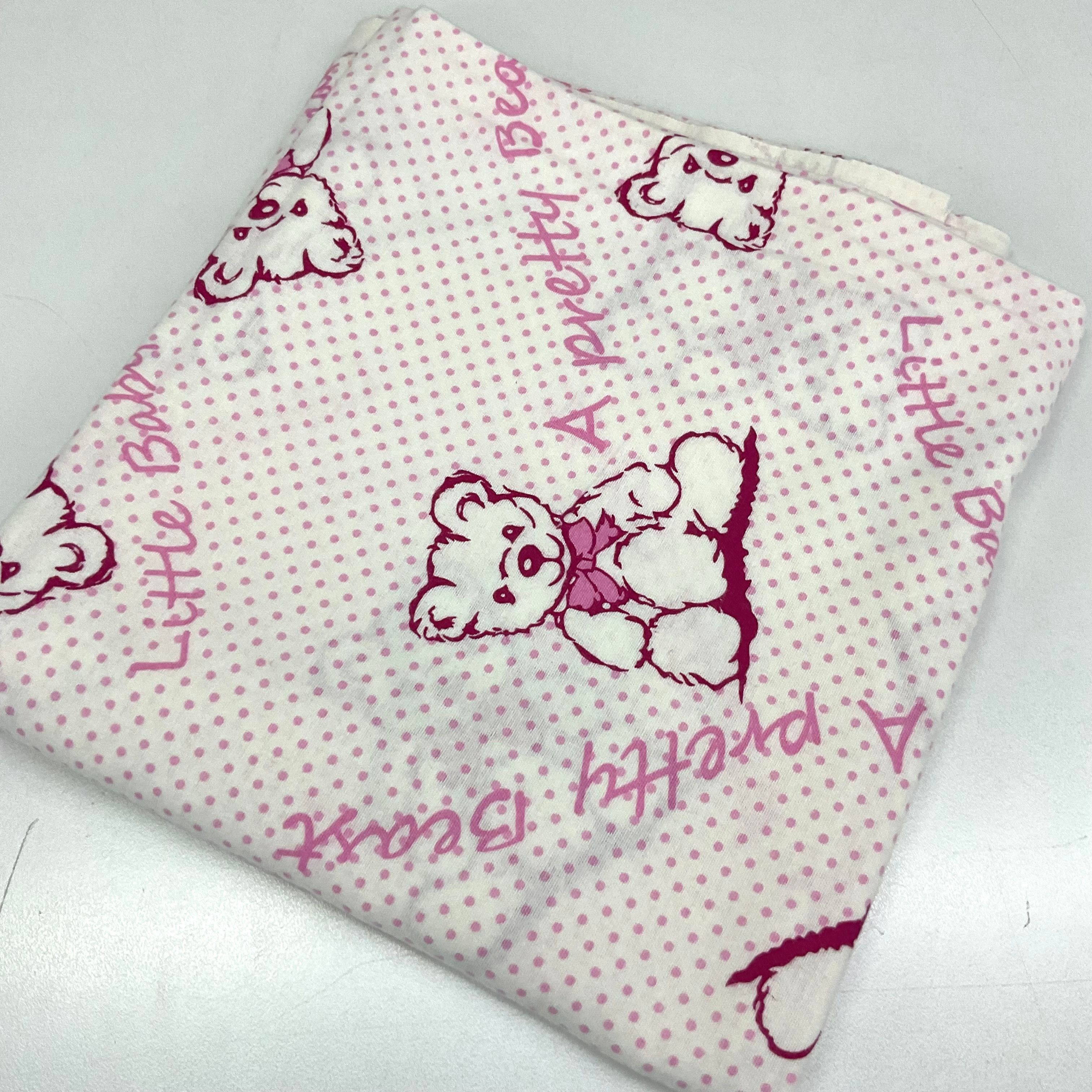 Pembe Ayıcıklar 100*240 Cm Parça Pazen Kumaş 