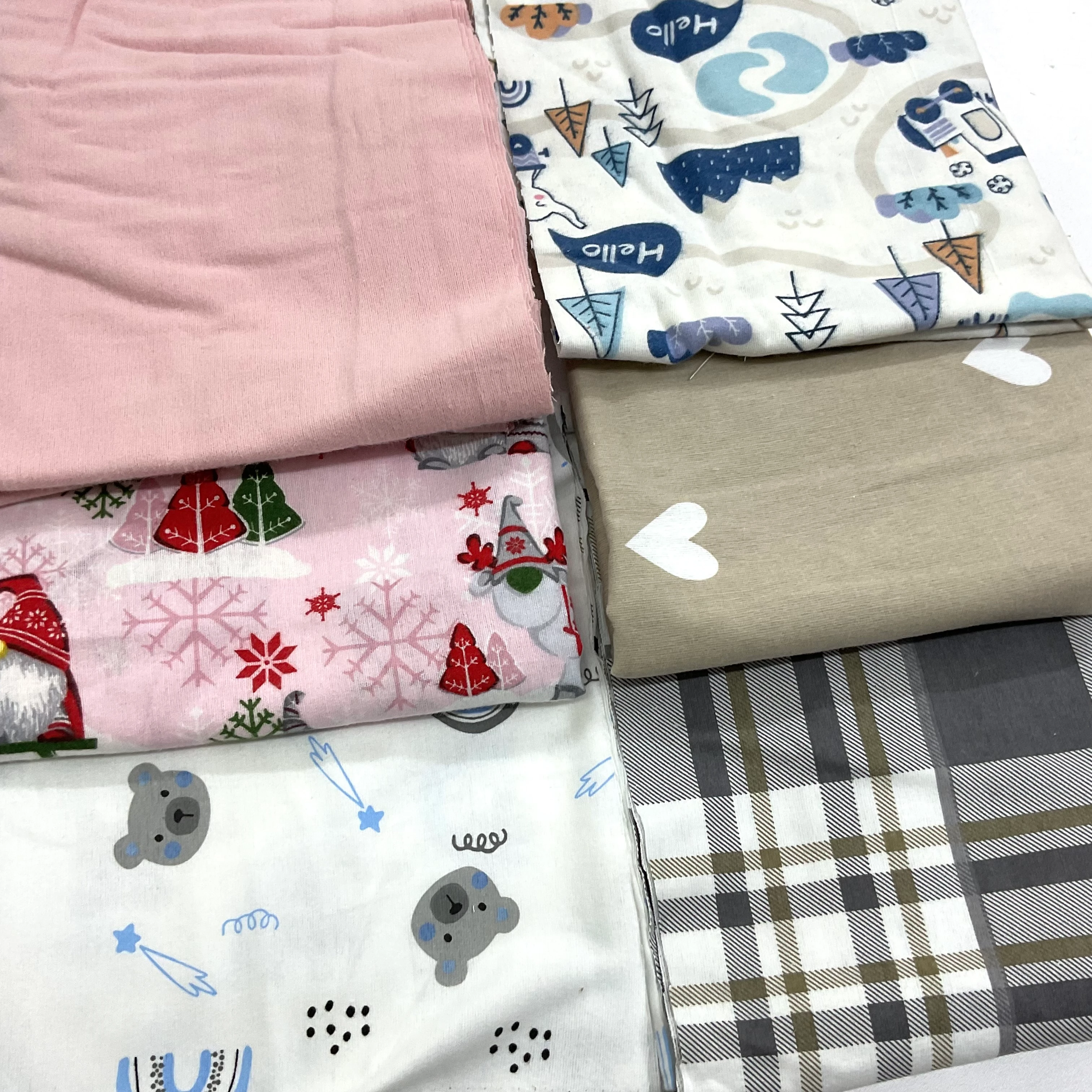 40*240 cm 6 lı Set Parça Pazen Kumaş 