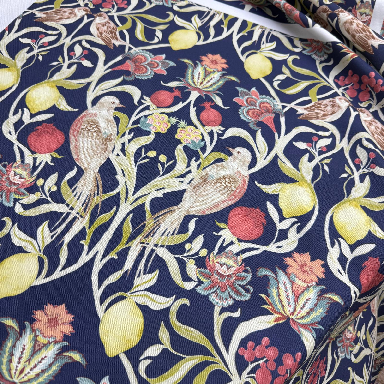 Kuşlu Bahçe 65*65 Cm Pano Kırlentlik Duck Kumaş