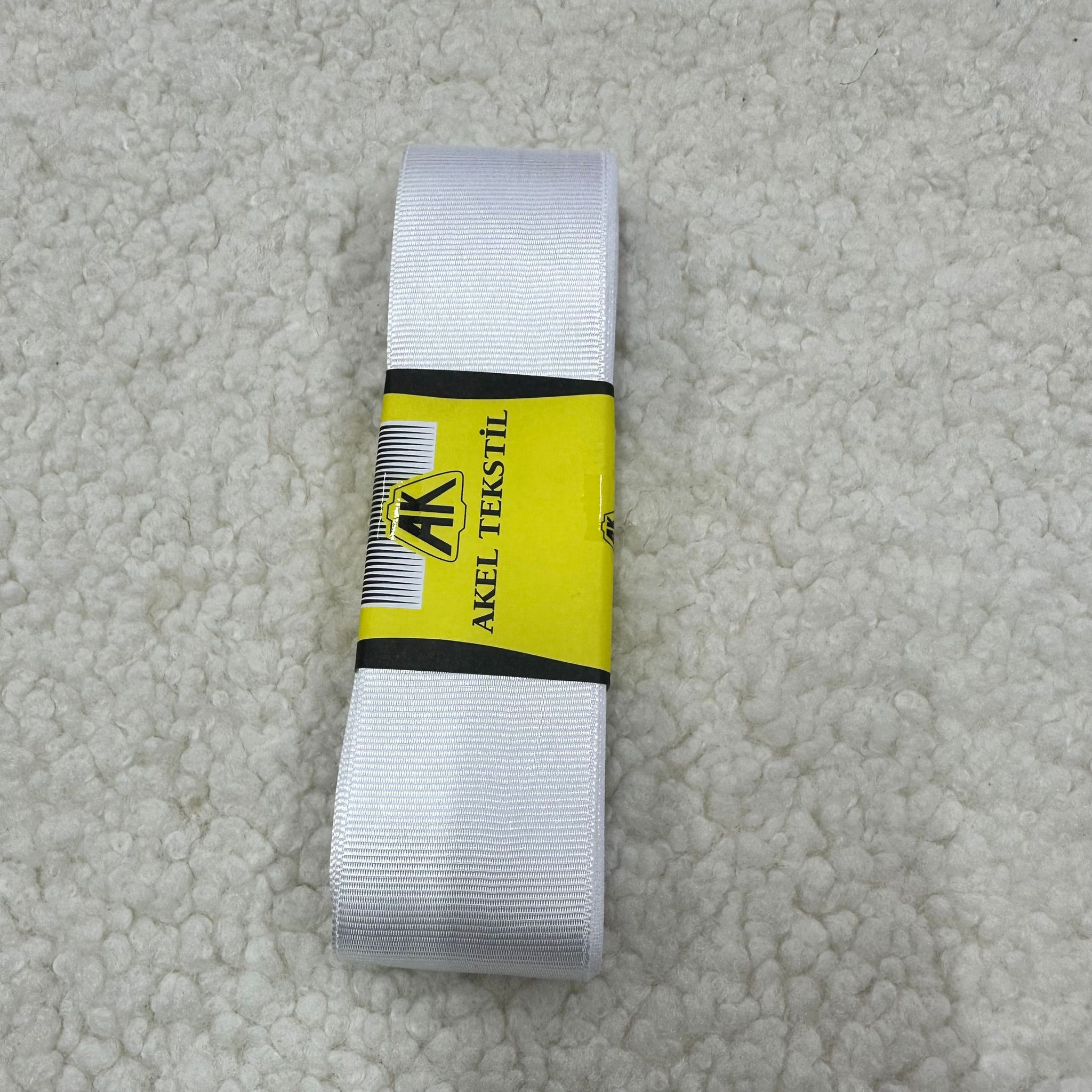 4 Cm Beyaz Grogren Kurdele