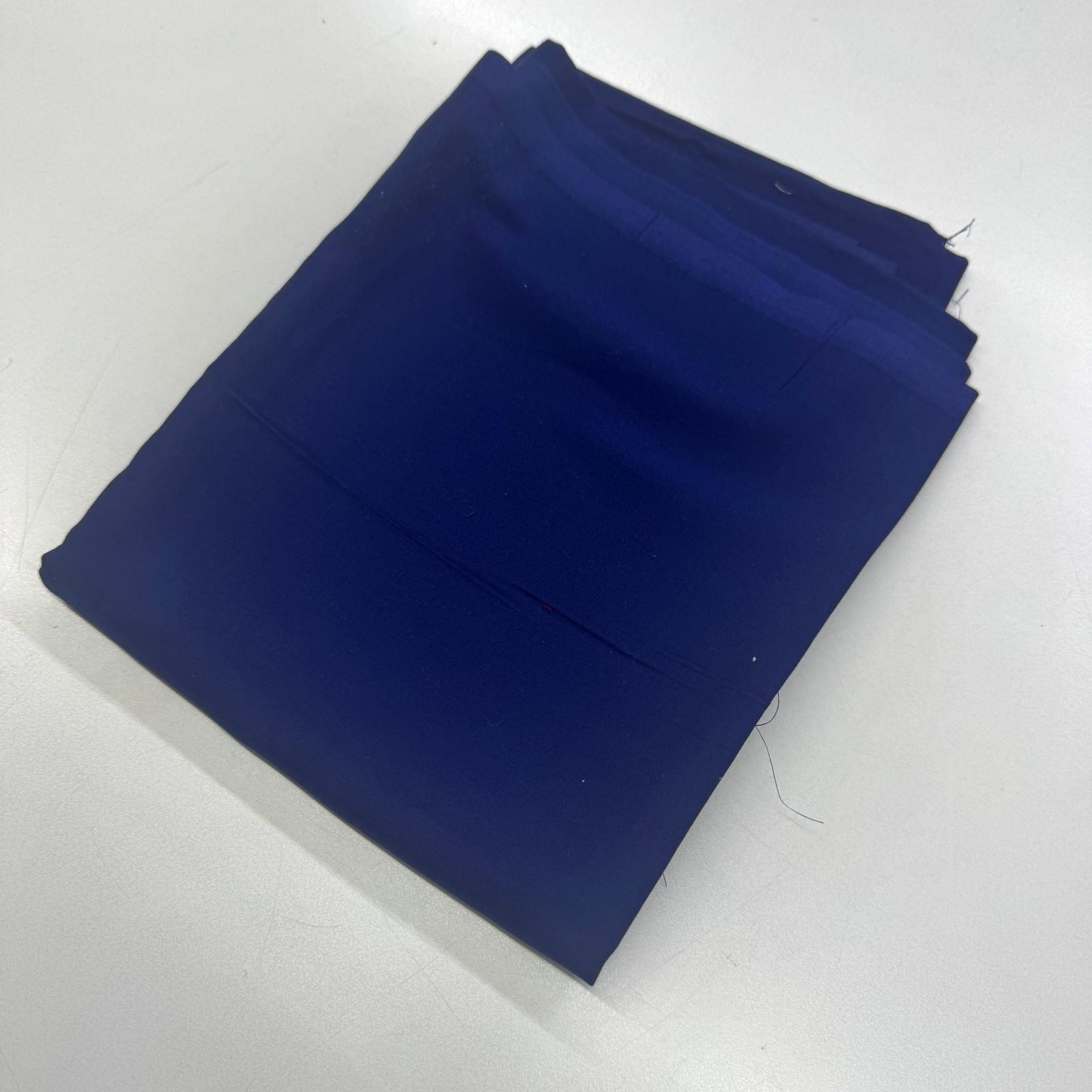 Lacivert 75*240 cm Parça Pamuk Saten Kumaş