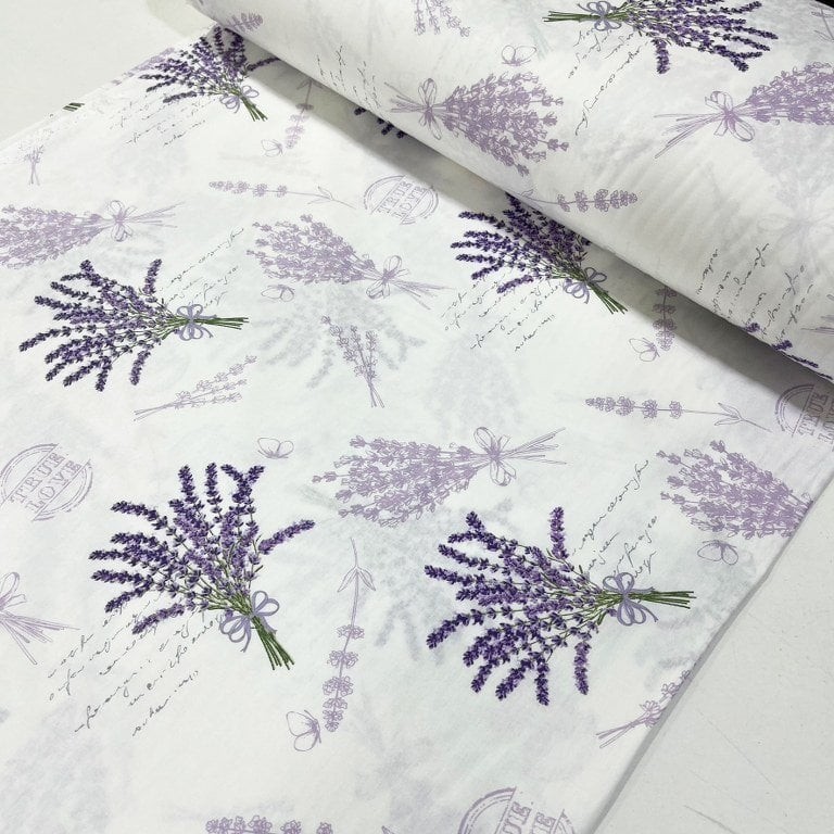 Lavandula Poplin Kumaş